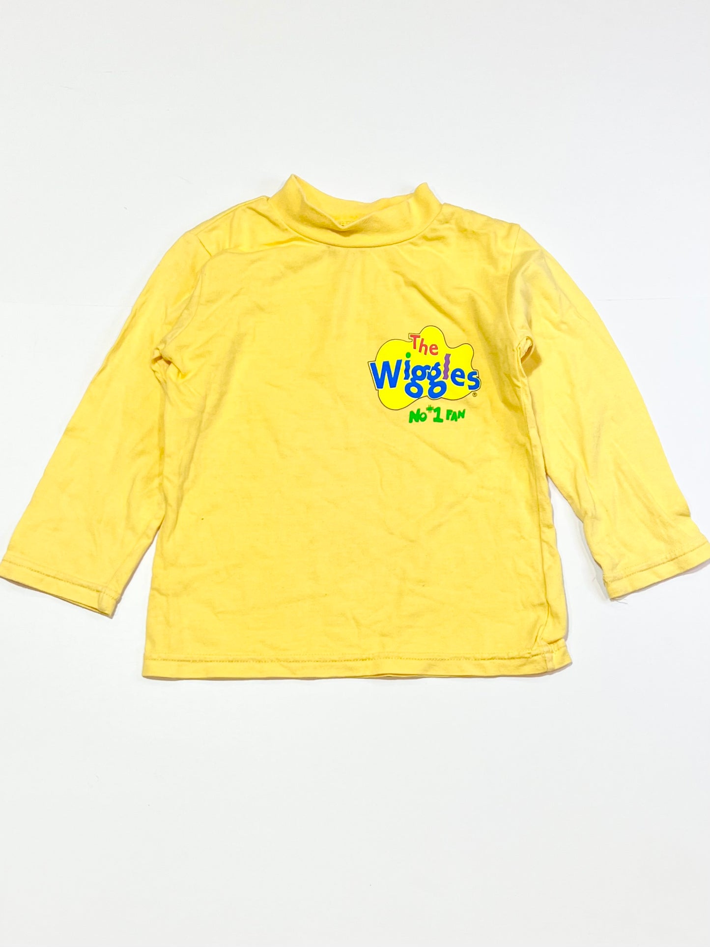 Yellow Wiggles top - Size 3