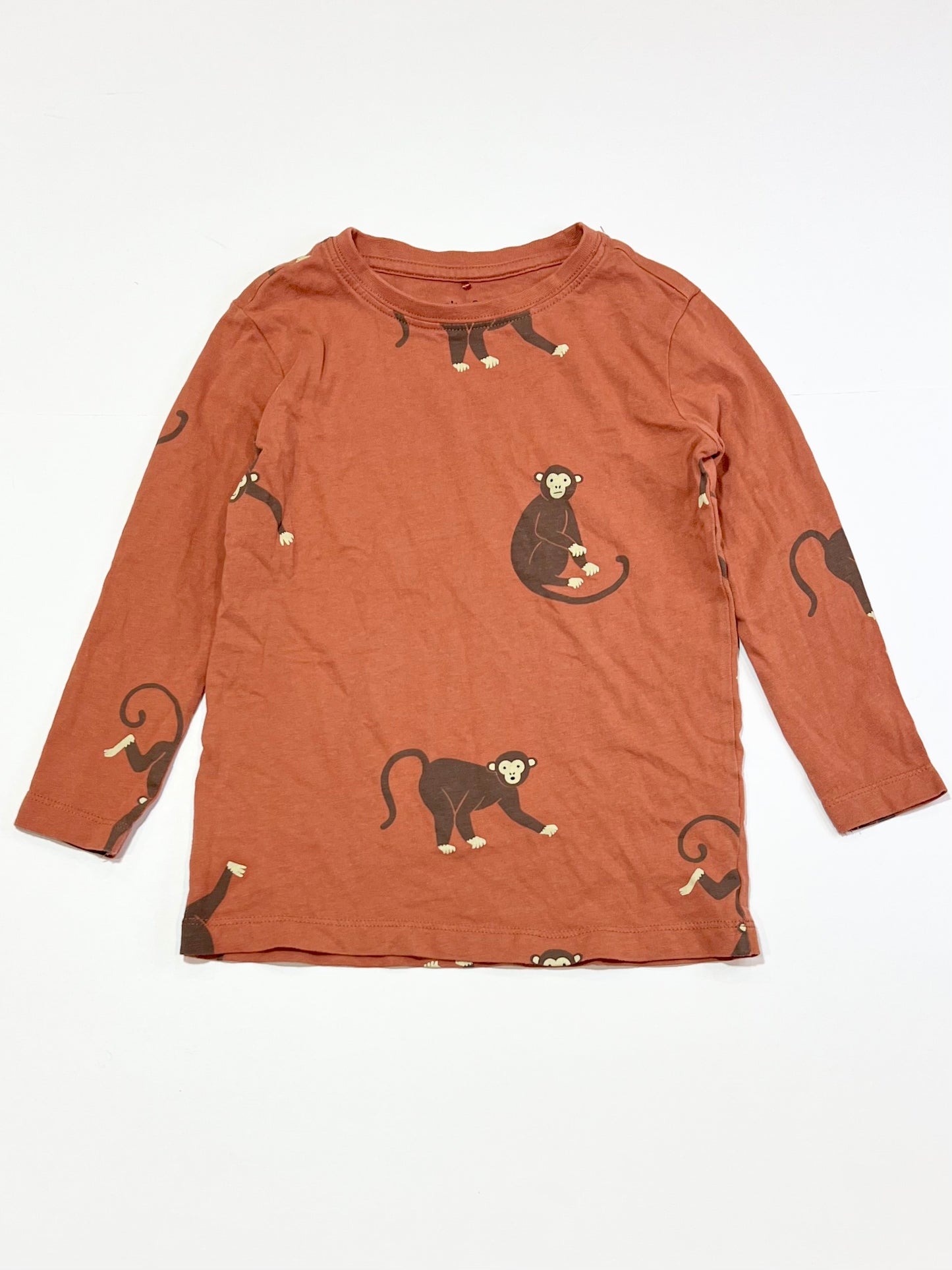 Brown monkey top - Size 3