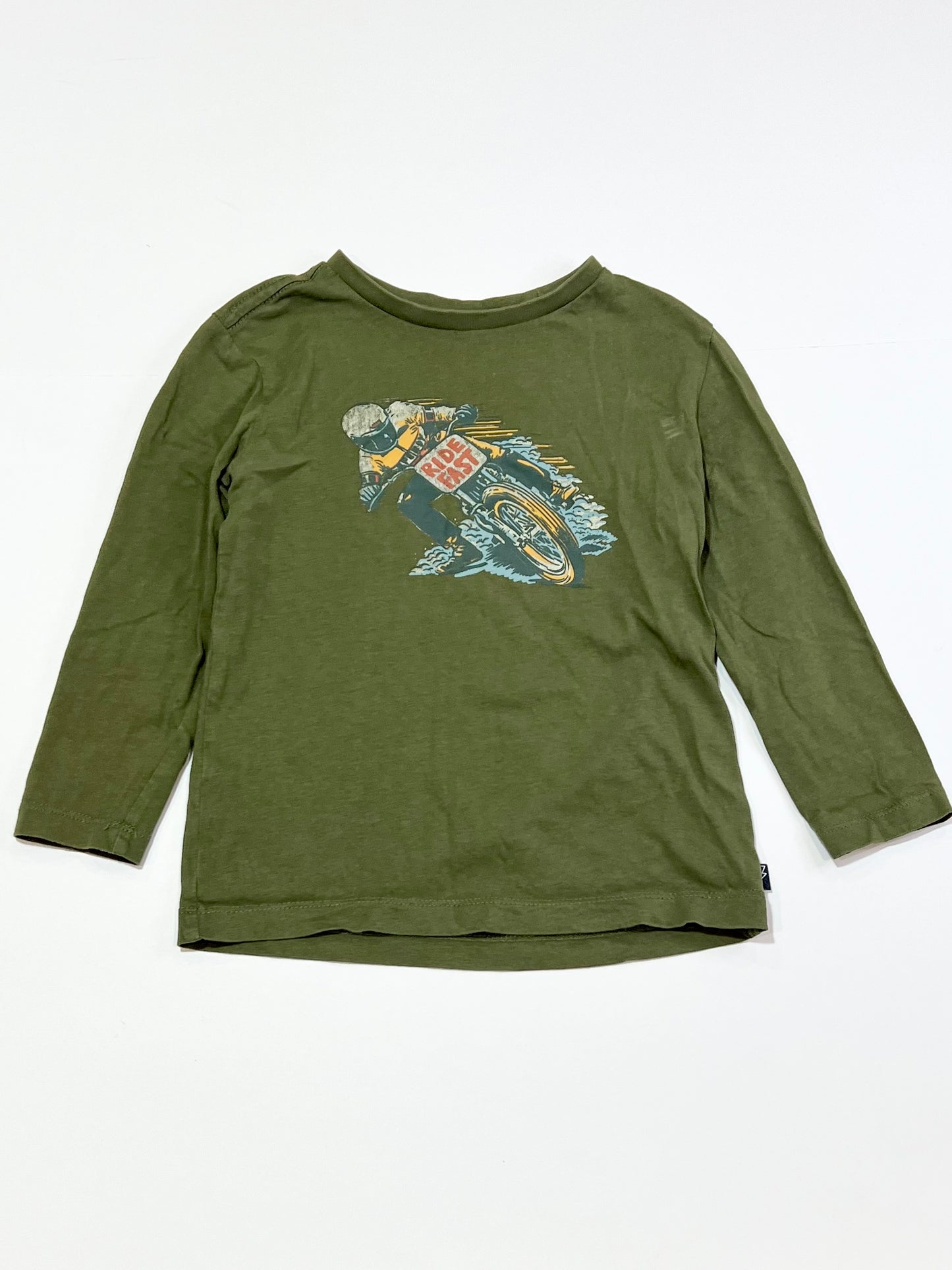 Green motorbike top - Size 3