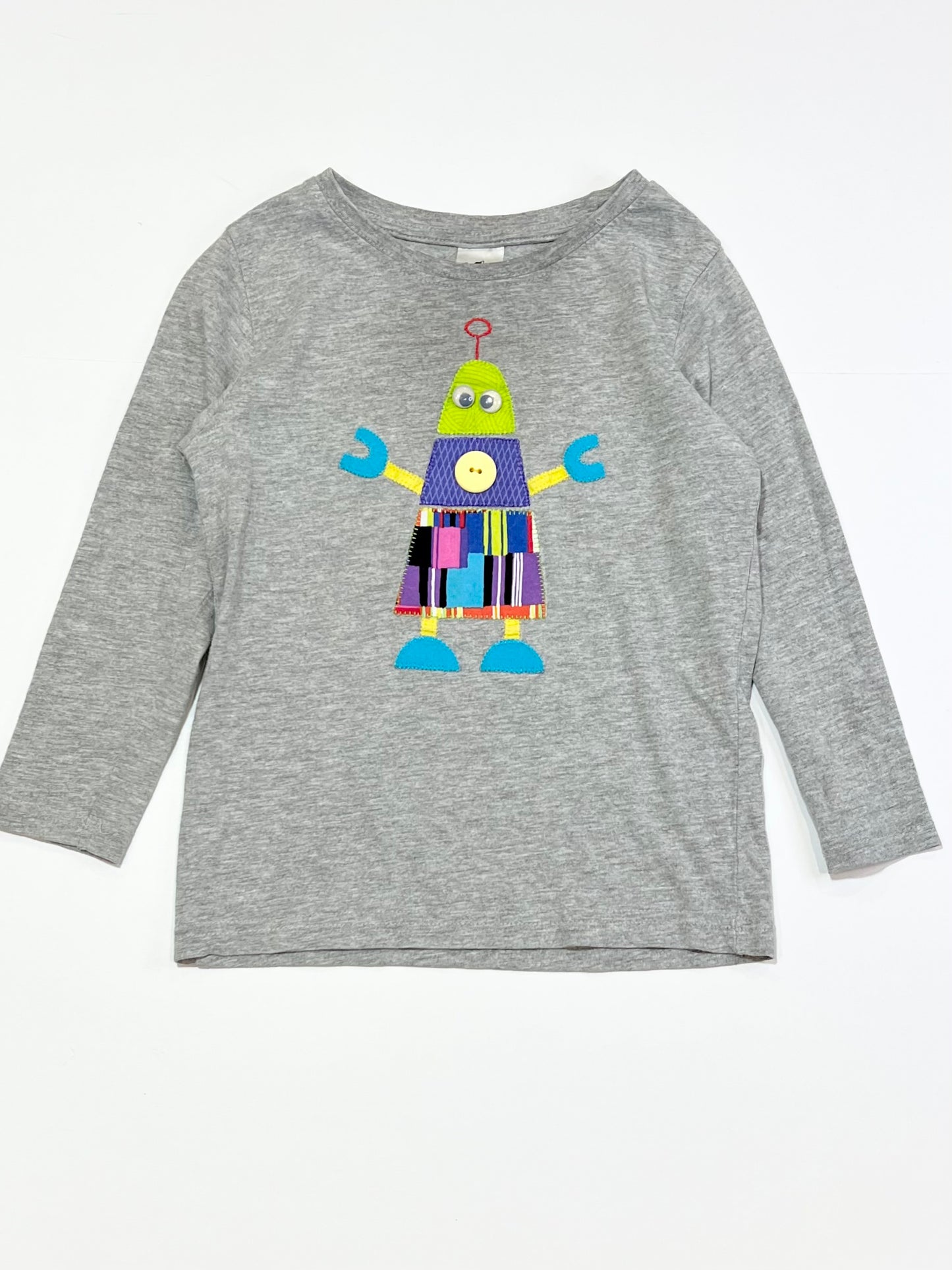 Grey robot top - Size 3
