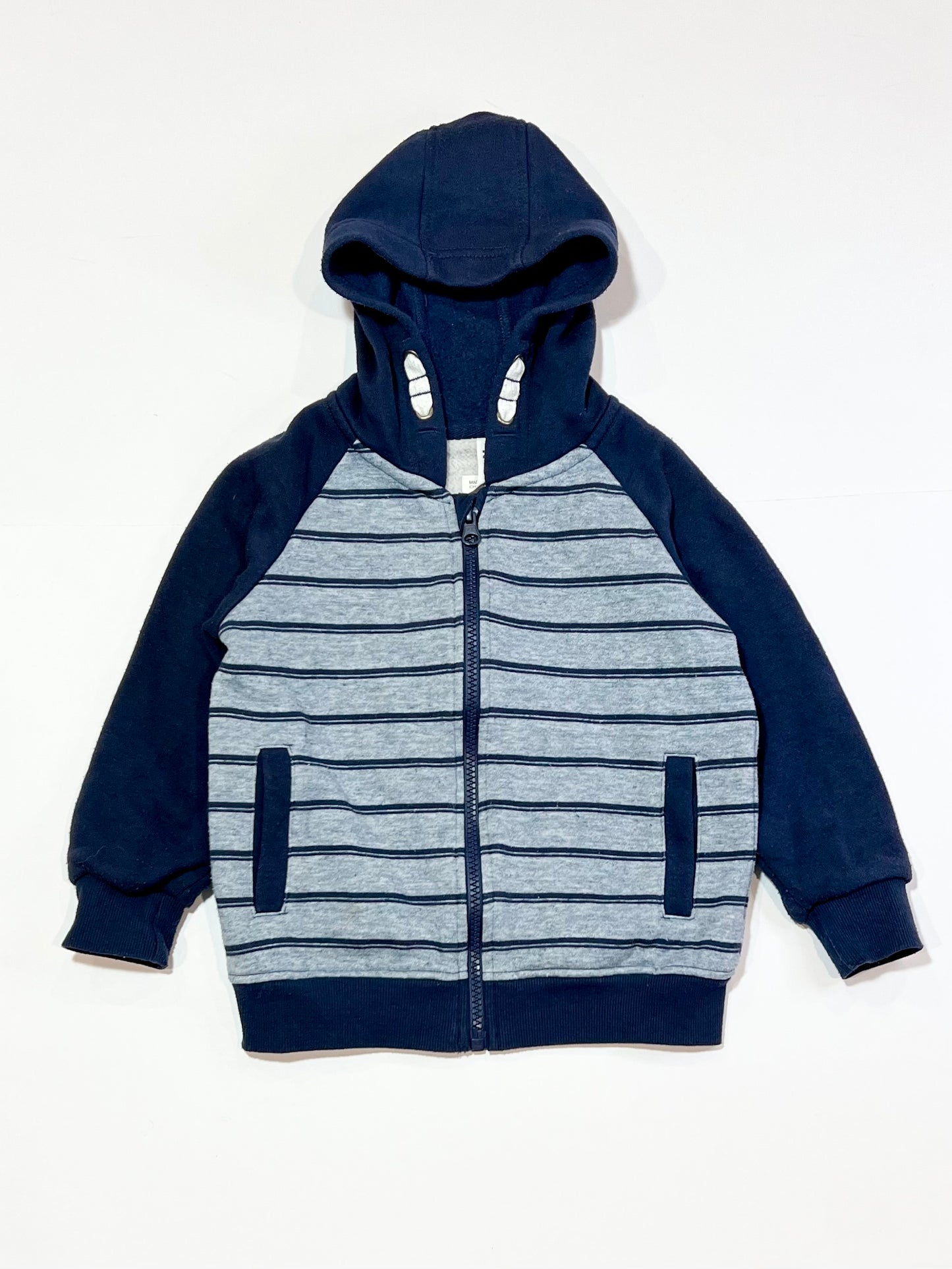 Striped zip hoodie - Size 3