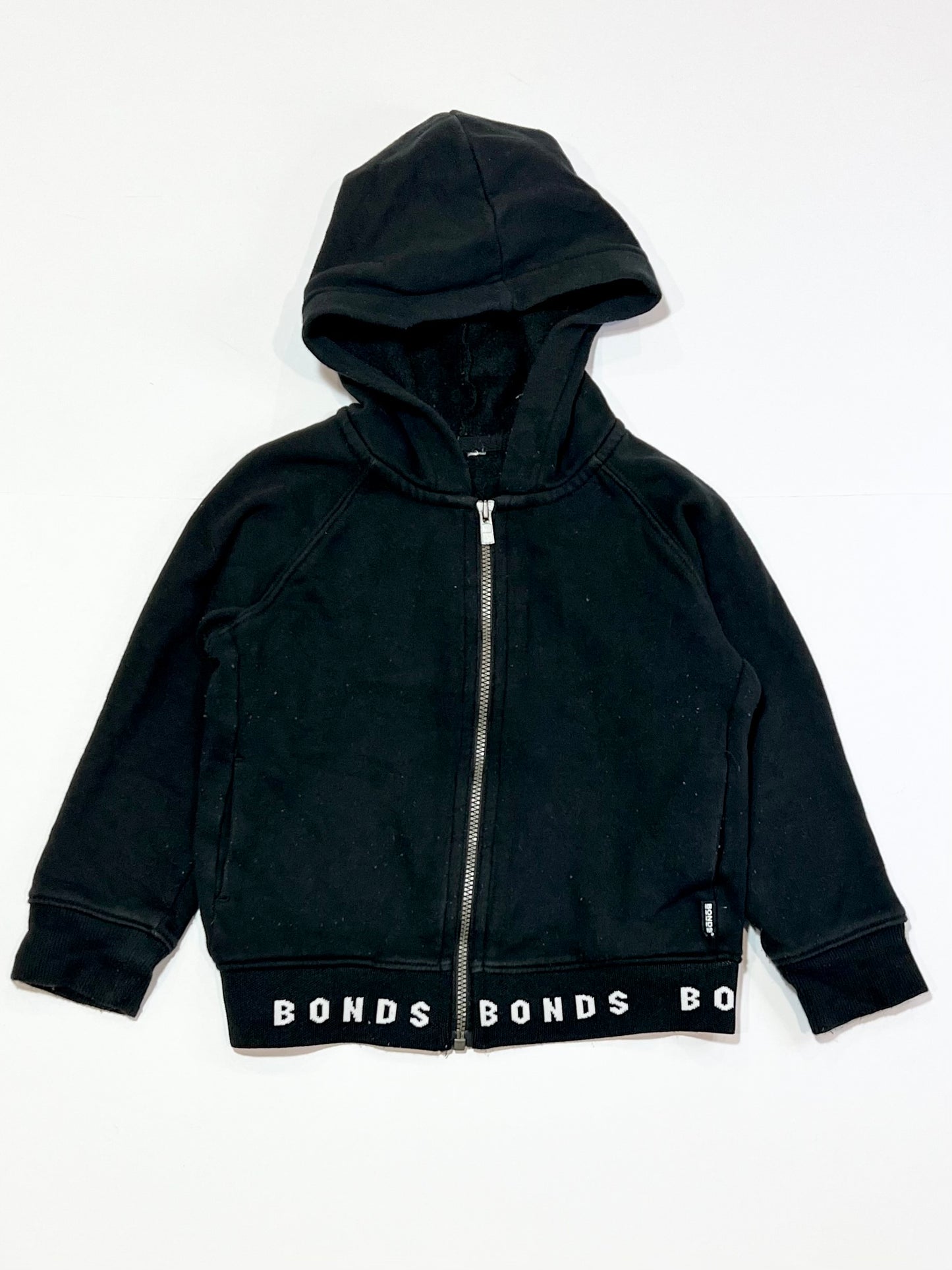 Black zip hoodie - Size 3