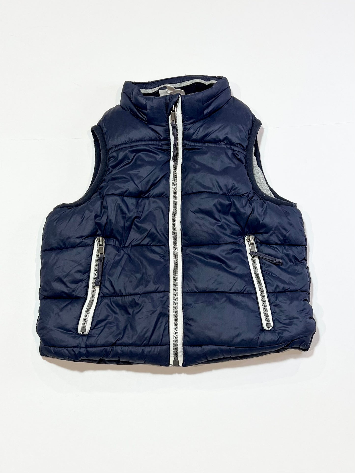 Navy puffer vest - Size 3-4