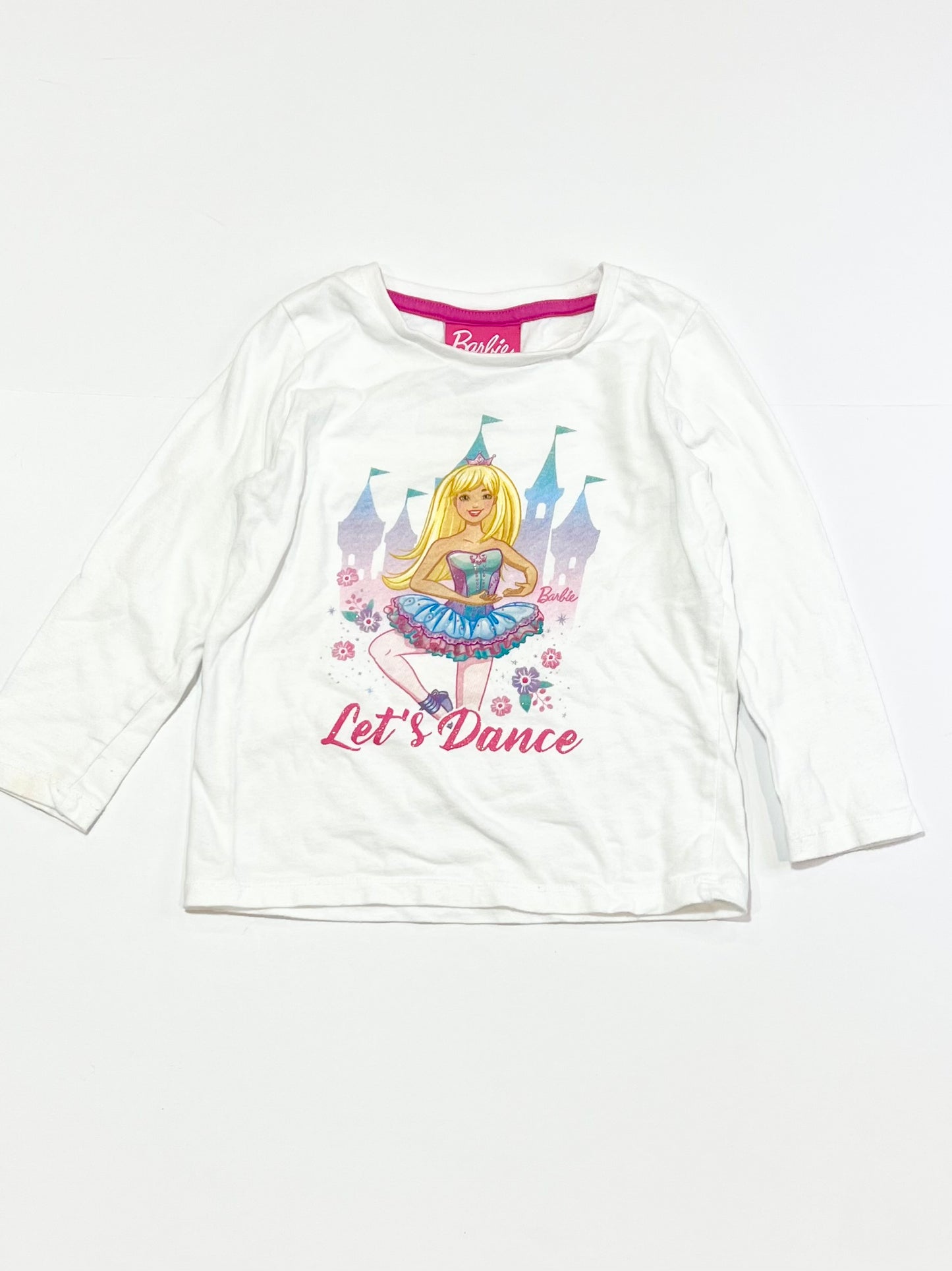 White let's dance top - Size 3