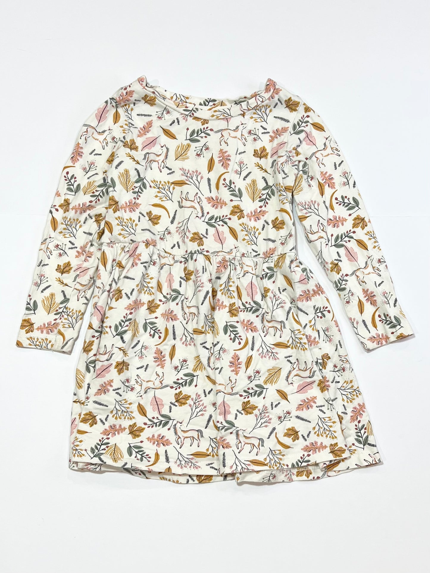 Leafy jersey dress - Size 3