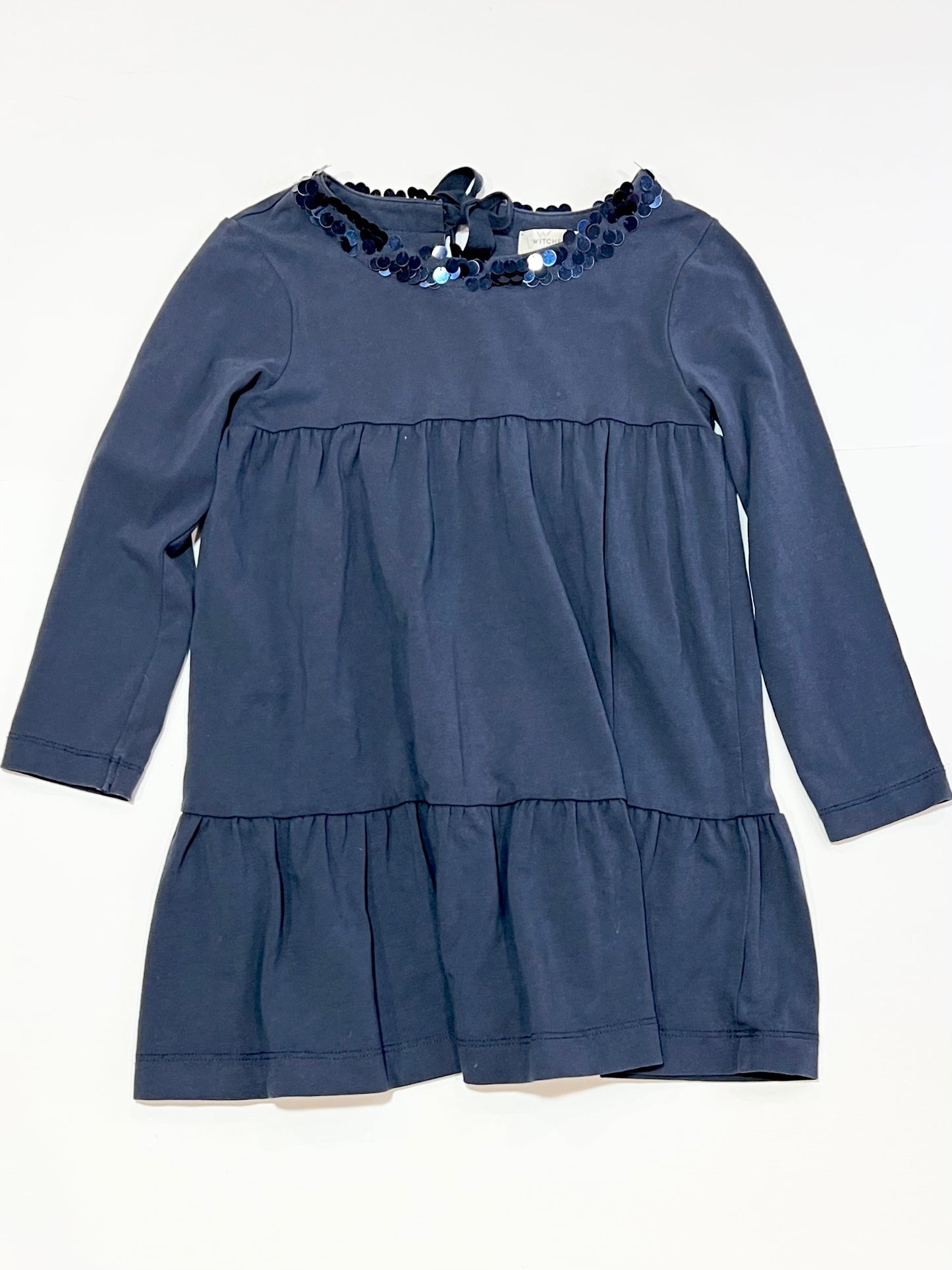 Navy sequined dress - Size 3