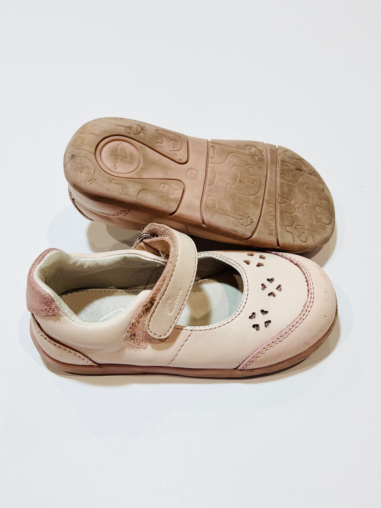 Pink leather Mary-Janes - Size EU25
