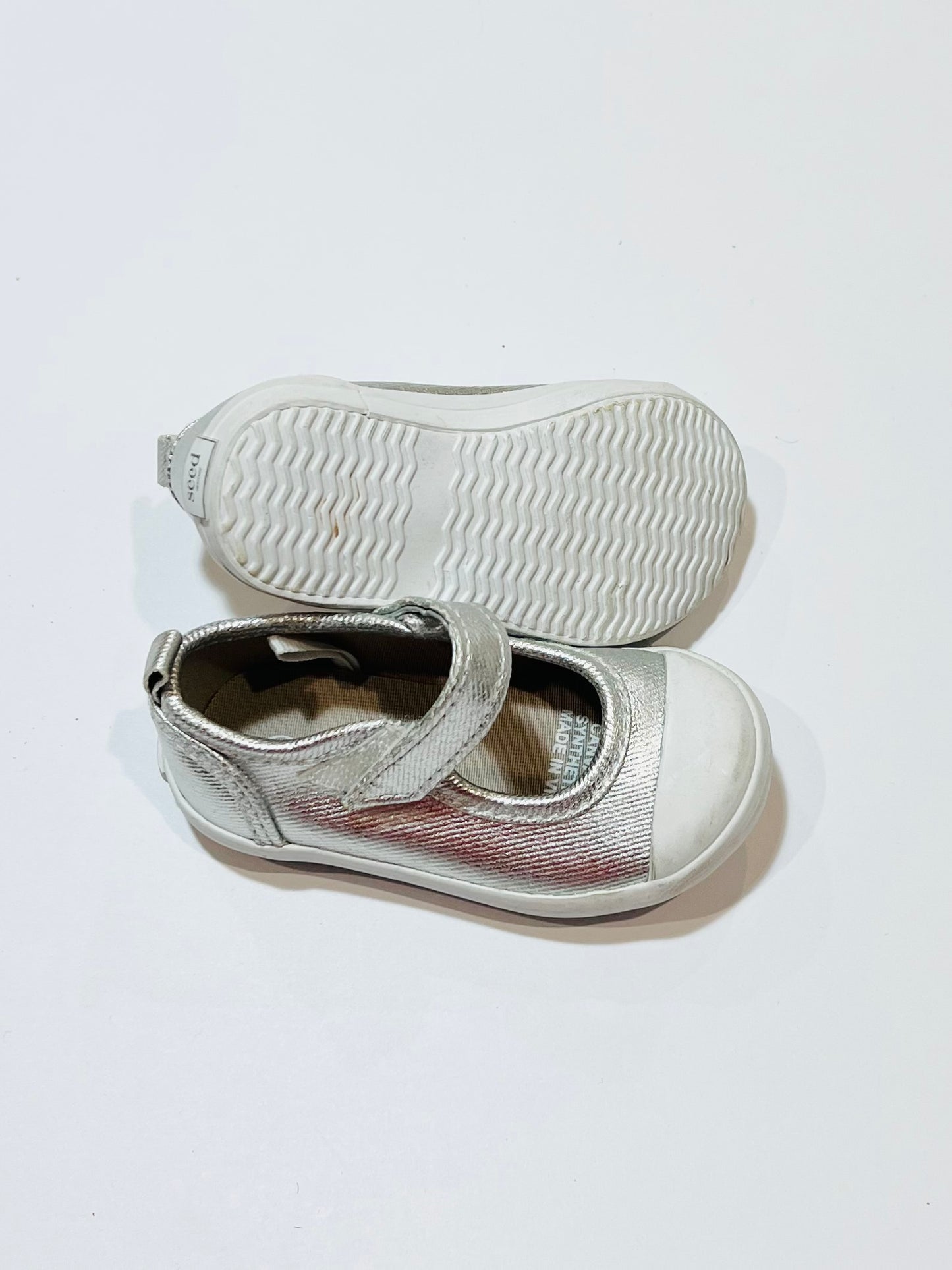 Silver Mary-Janes - Size EU20