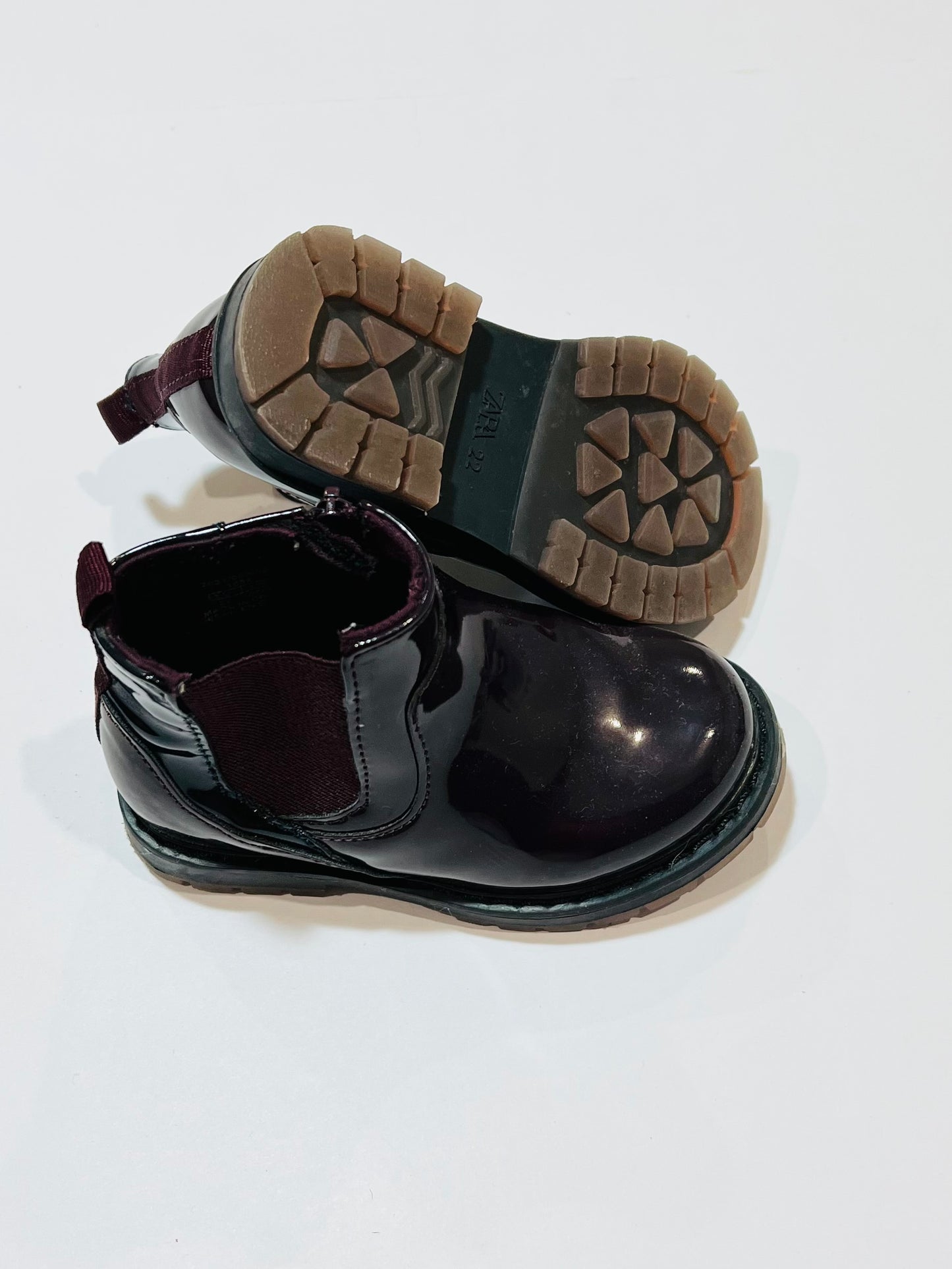 Plum platinum boots - Size EU22