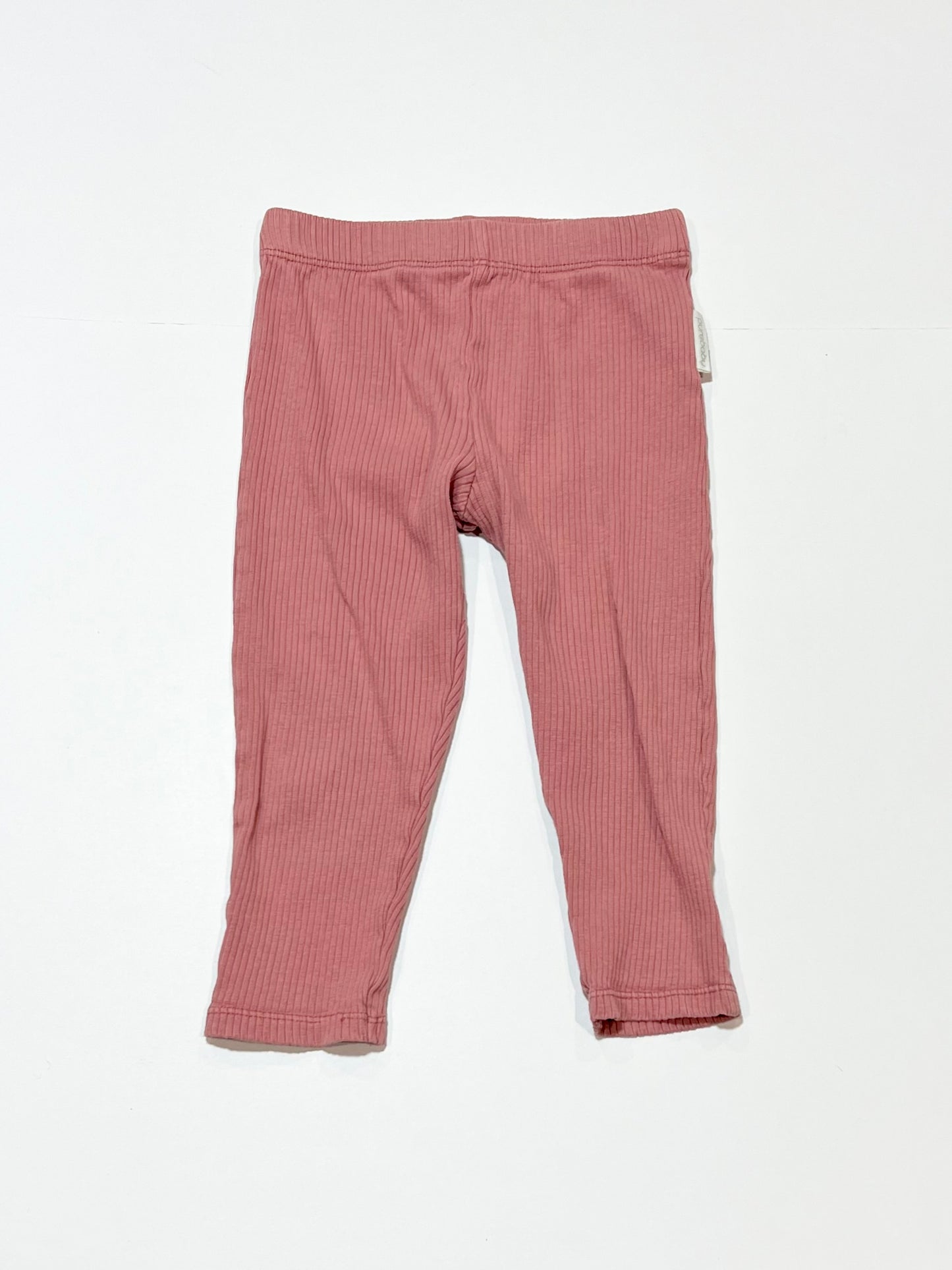 Dusty pink ribbed pants - Size 2