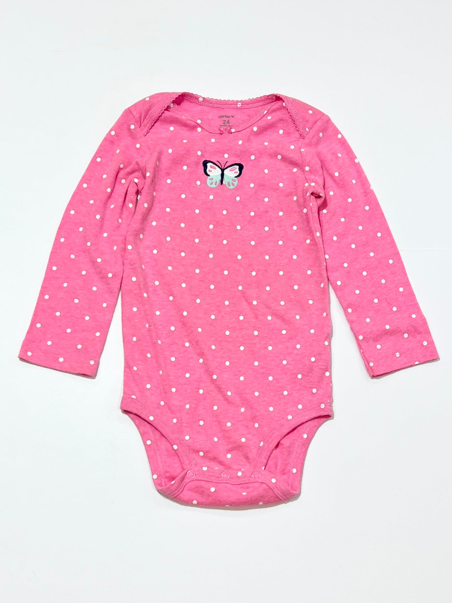 Pink butterfly bodysuit - Size 2