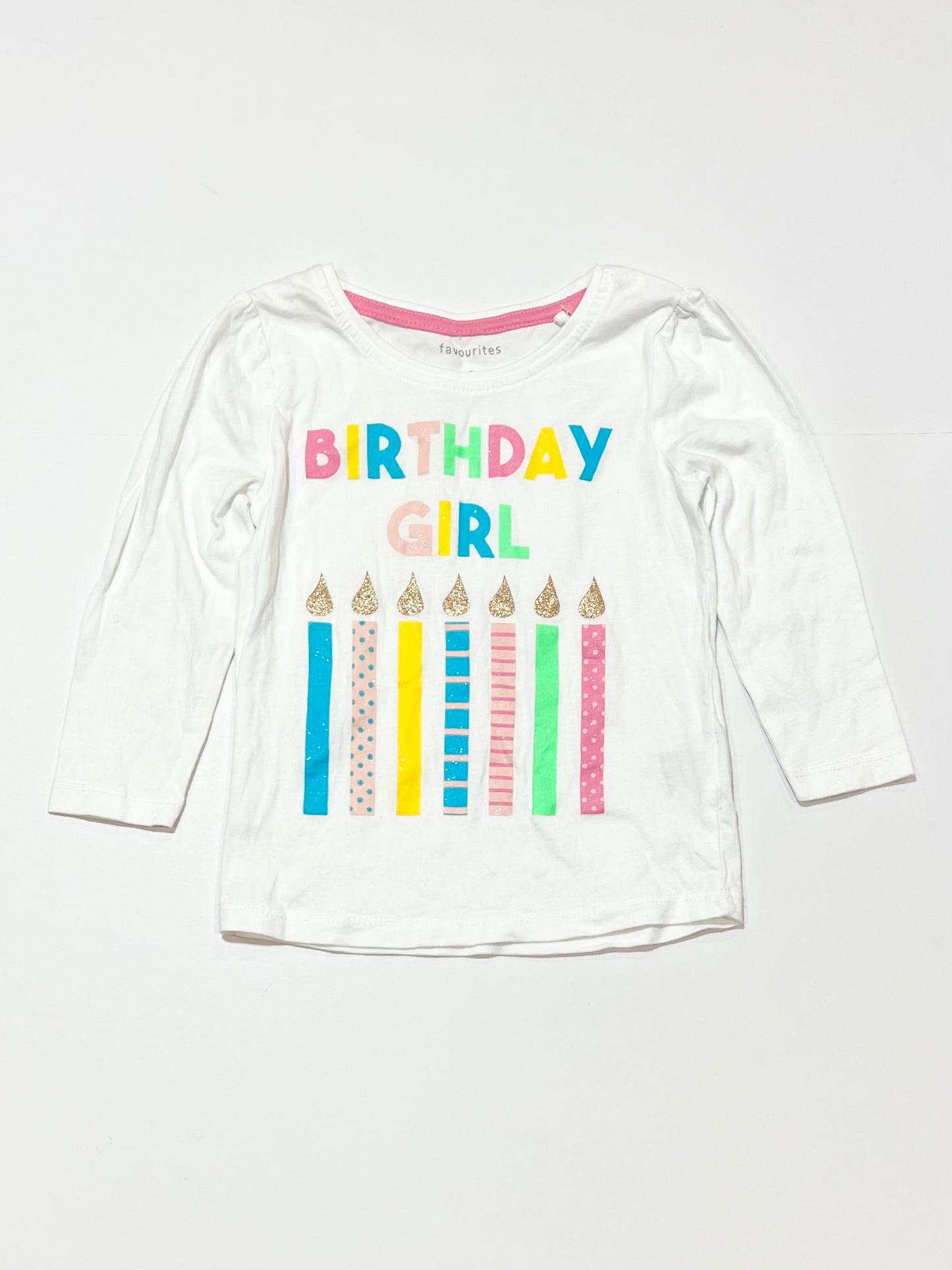 Birthday girl top - Size 2