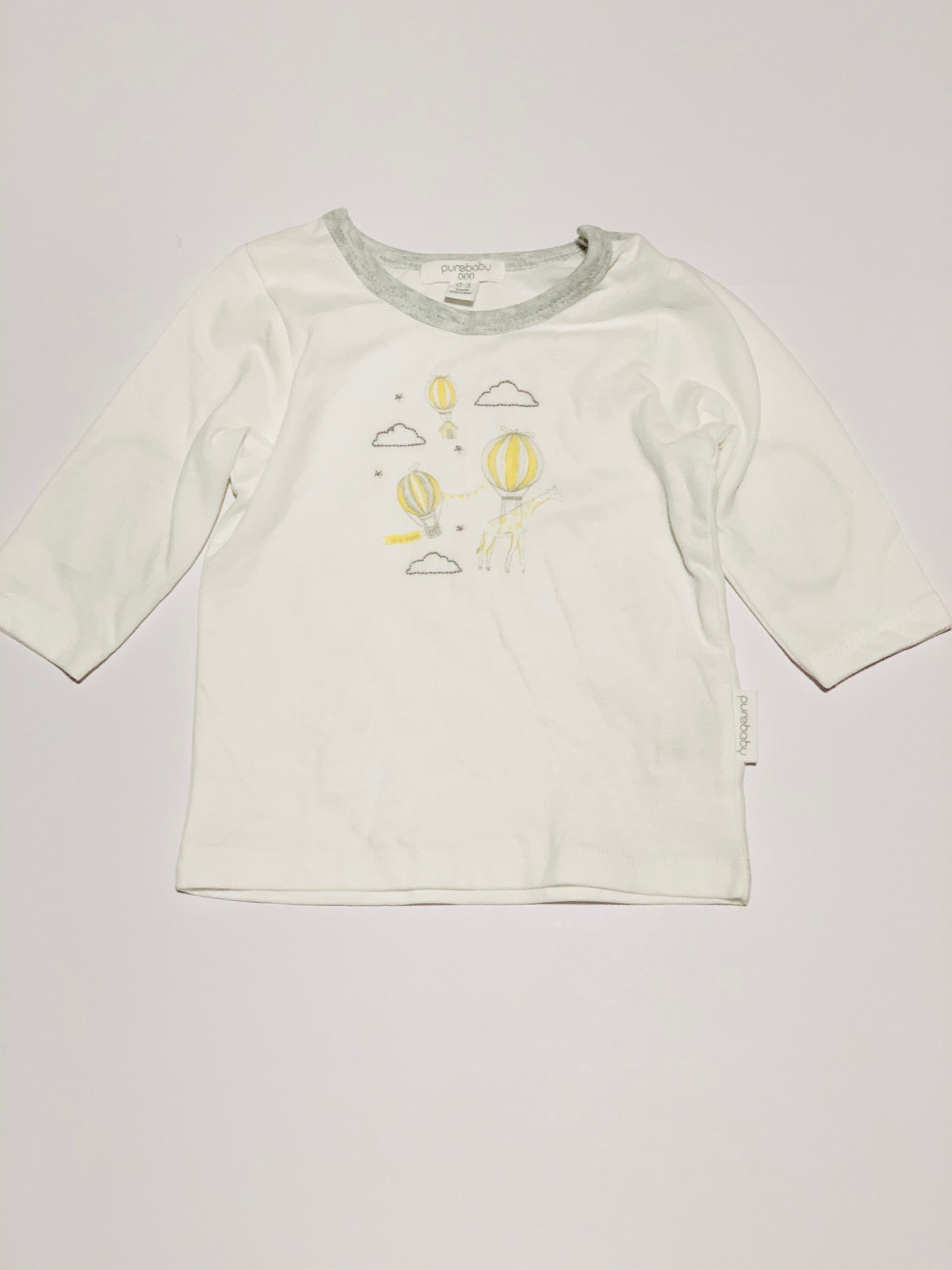Yellow giraffe top - Size 000