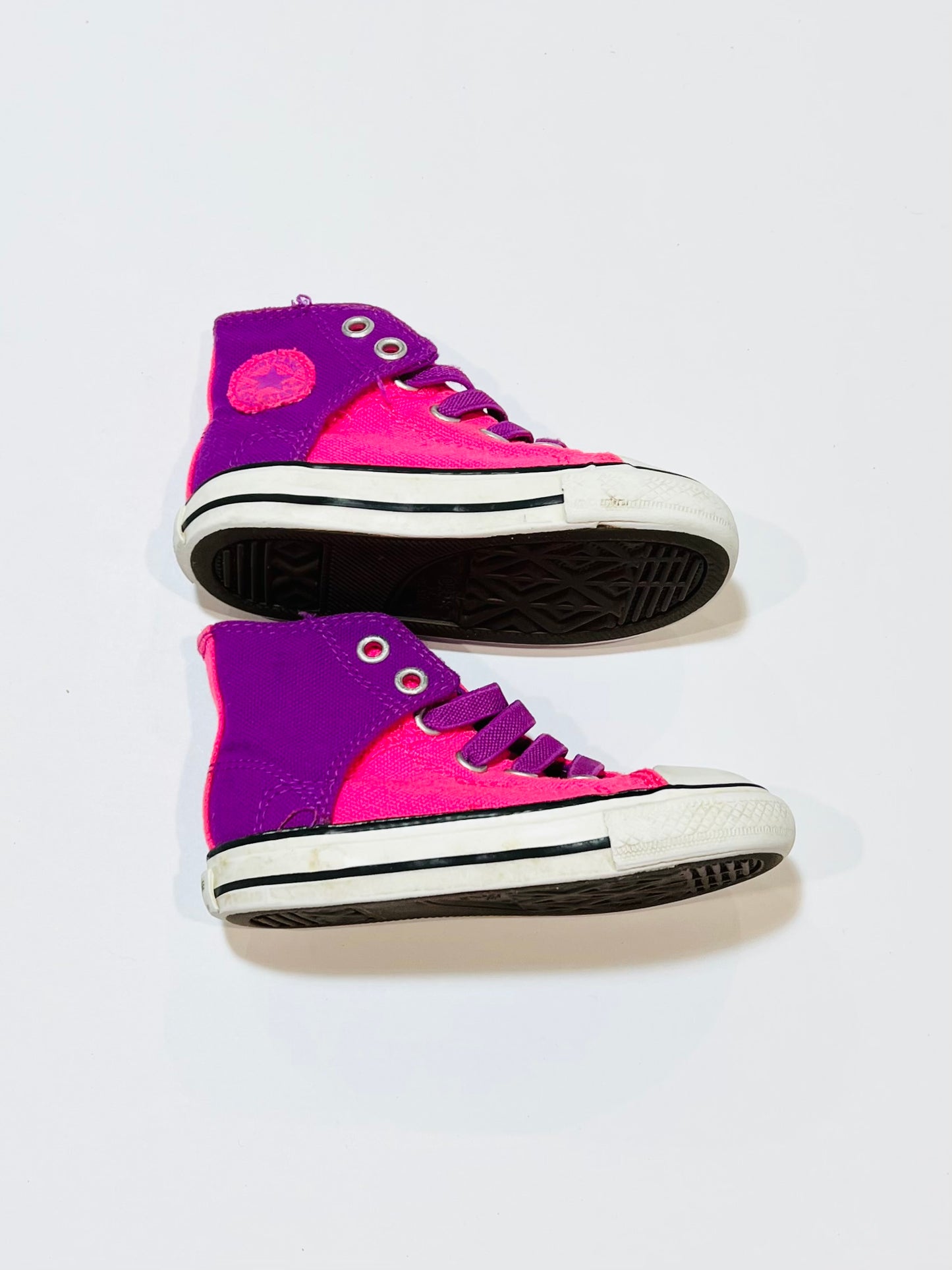 Pink high top Chucks - Size US6