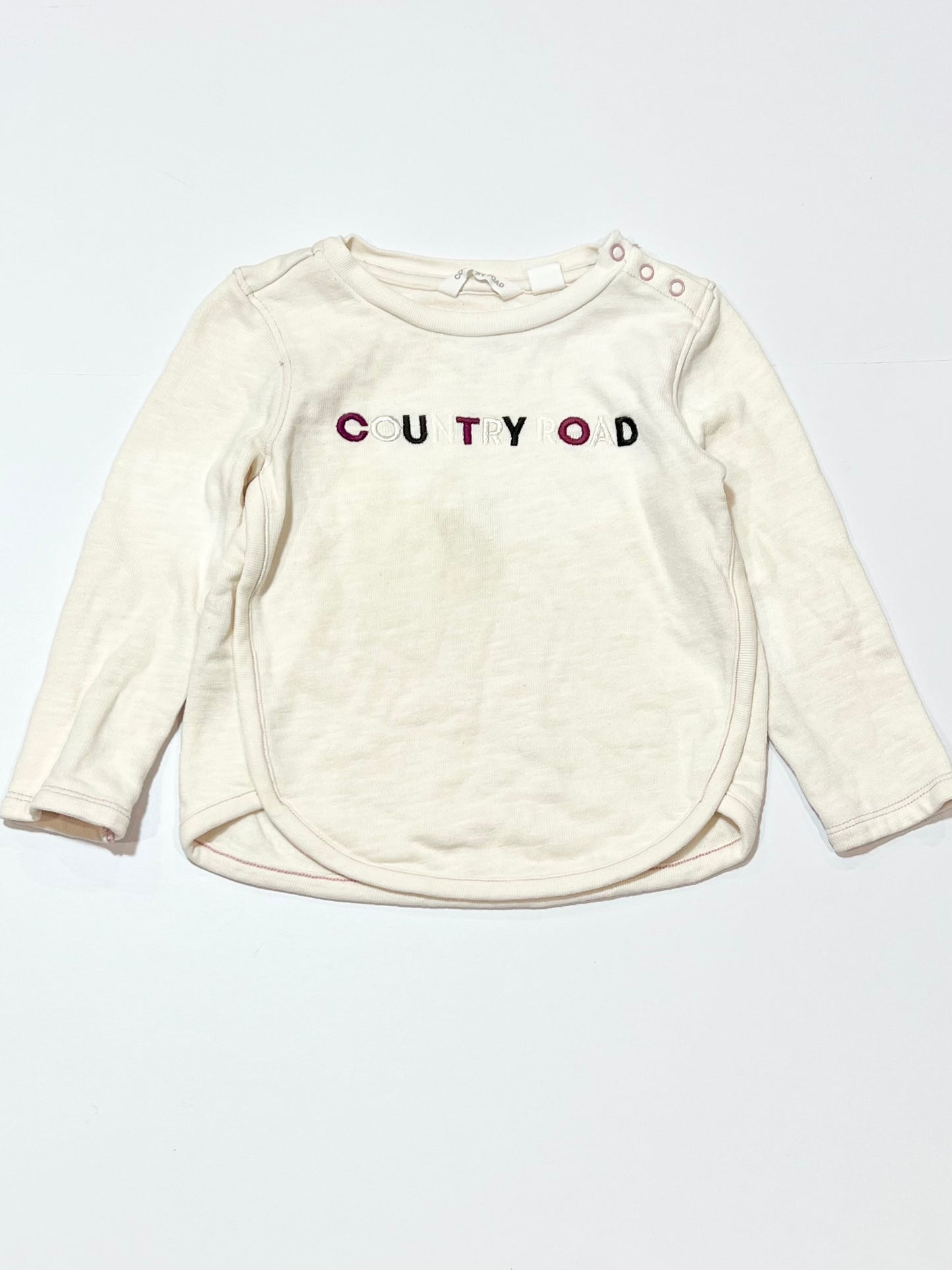 Cream heritage top - Size 2