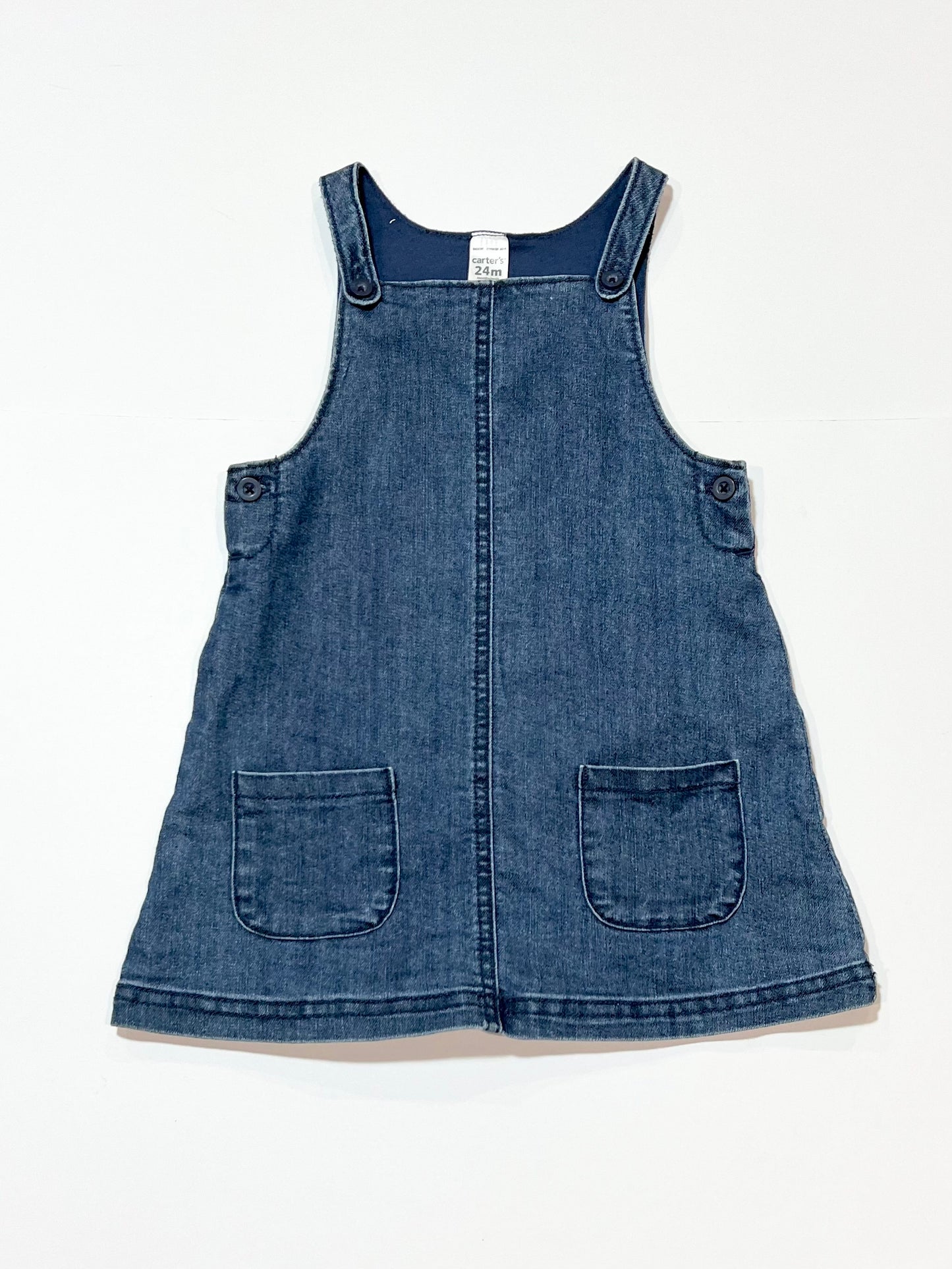 Denim pinafore - Size 2