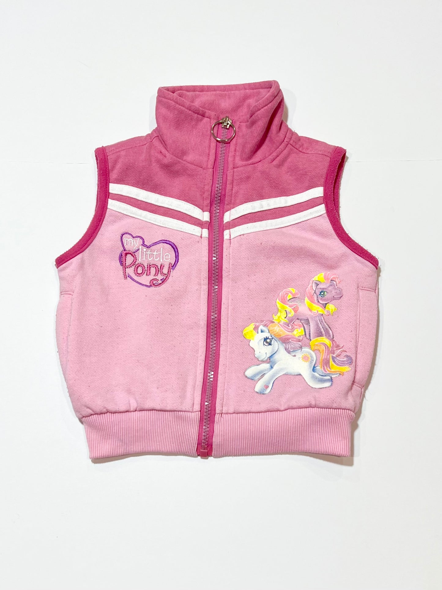 Pink fleece vest - Size 2