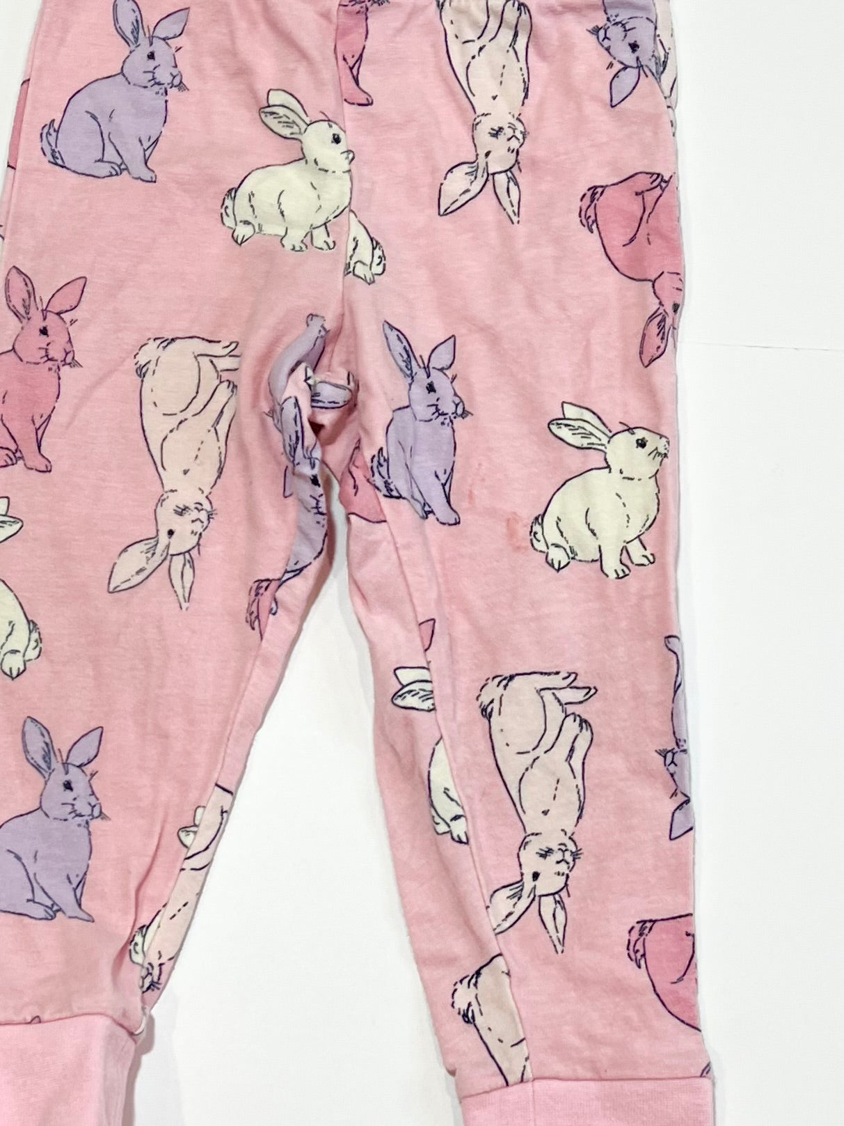 Pink bunny pyjamas - Size 0