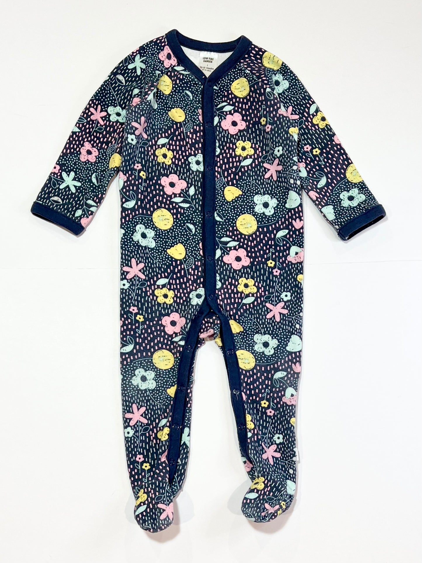 Floral onesie - Size 1