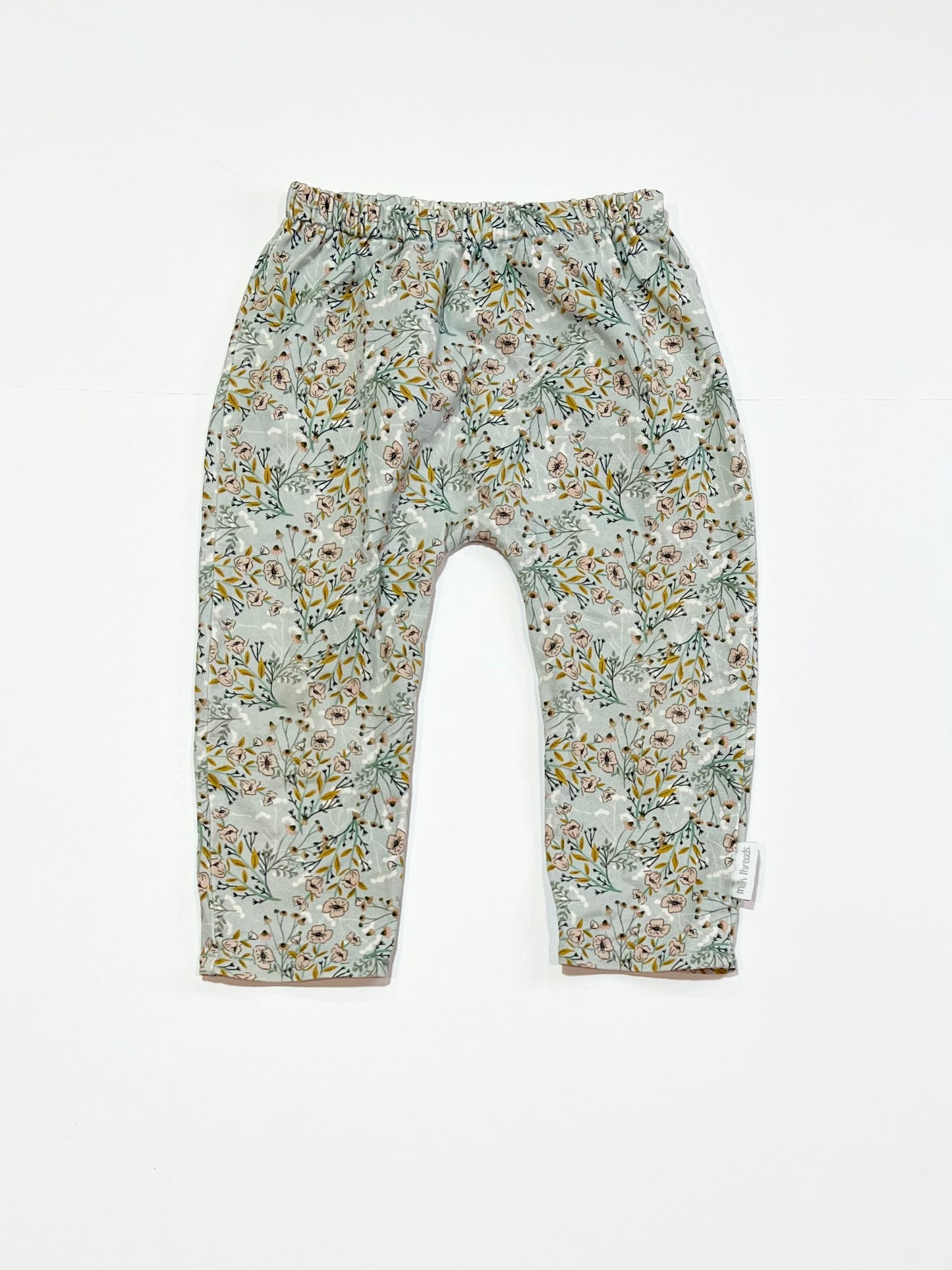 Floral jersey pants - Size 1