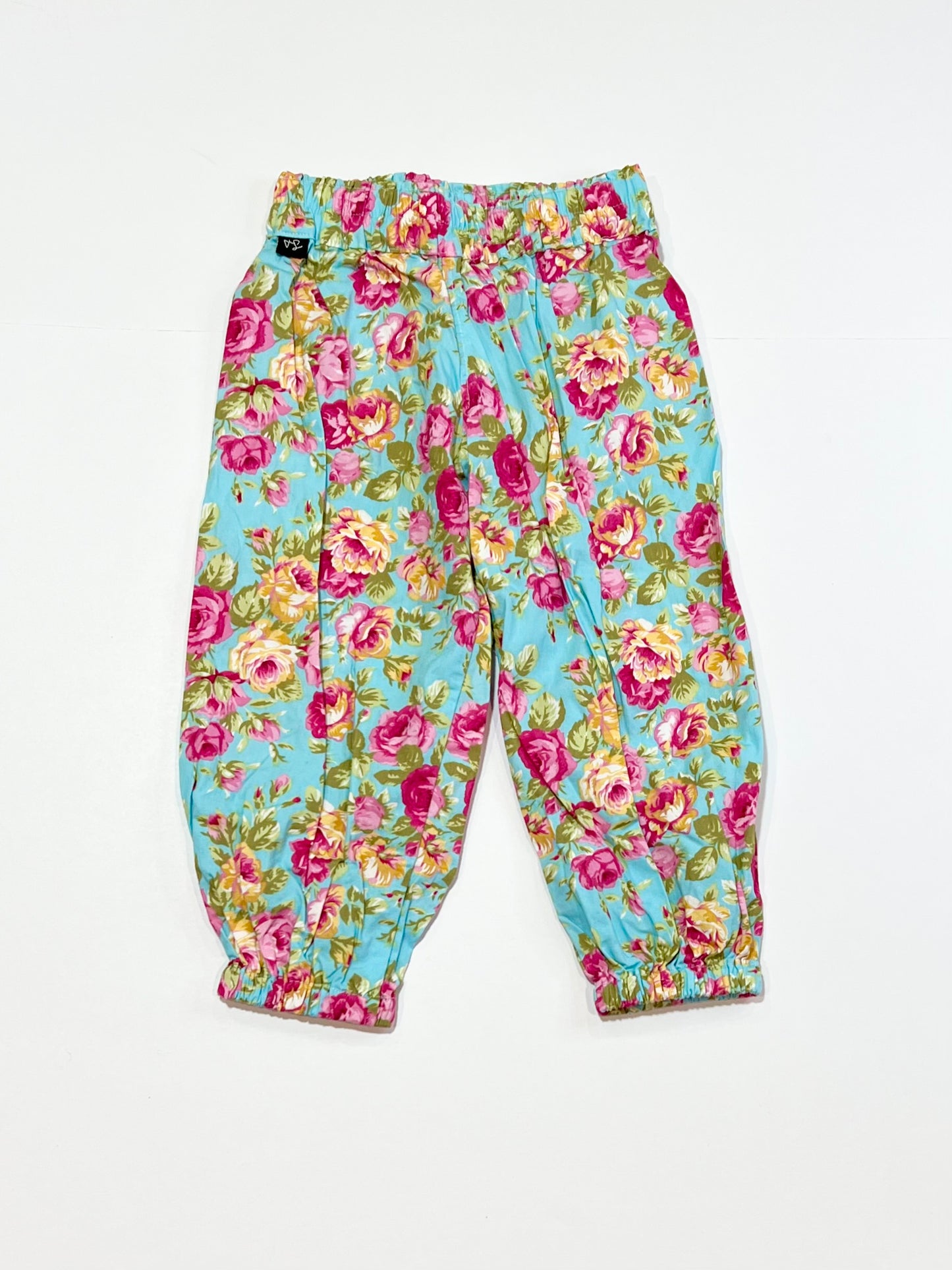 Floral cotton pants - Size 1
