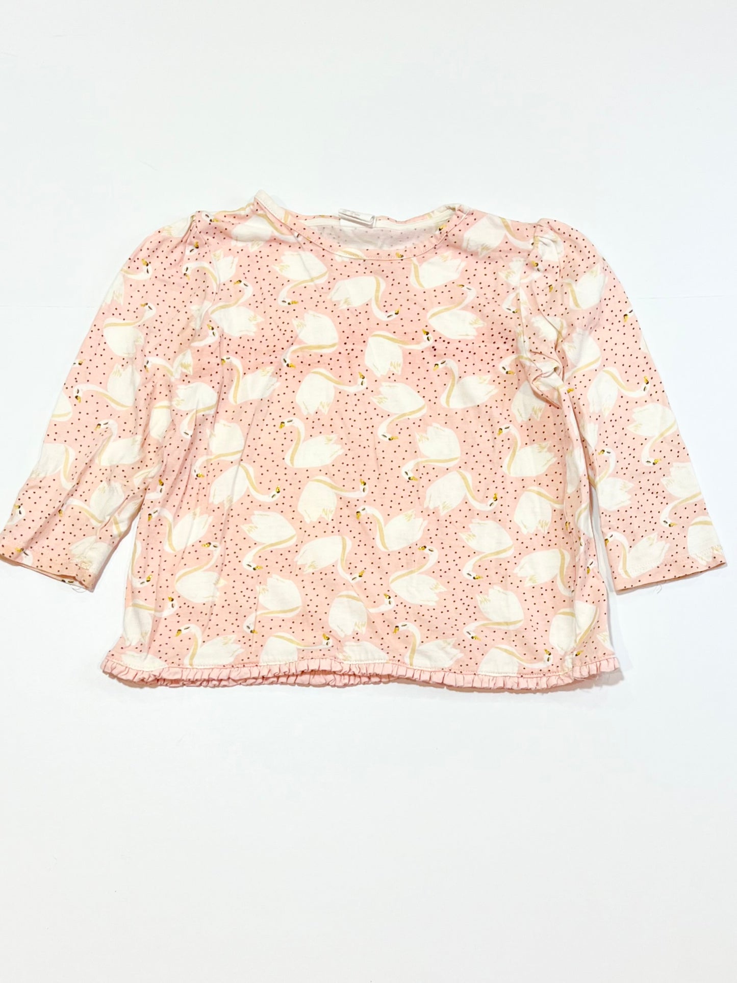 Pink swan top - Size 1