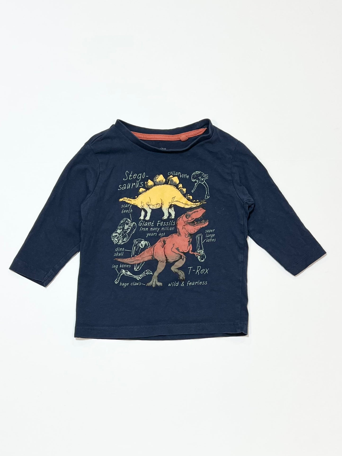 Navy dinosaur top - Size 1