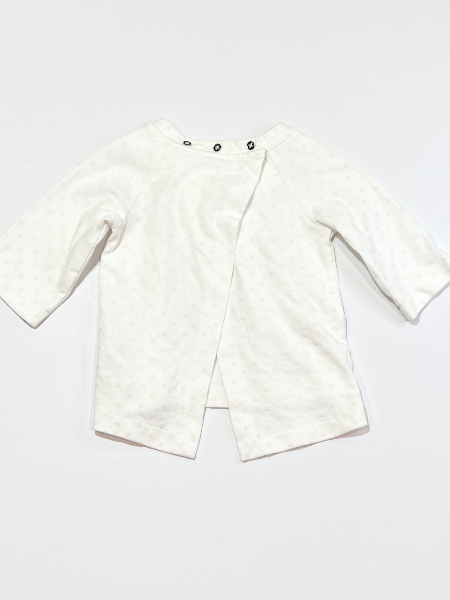 White bow top - Size 1