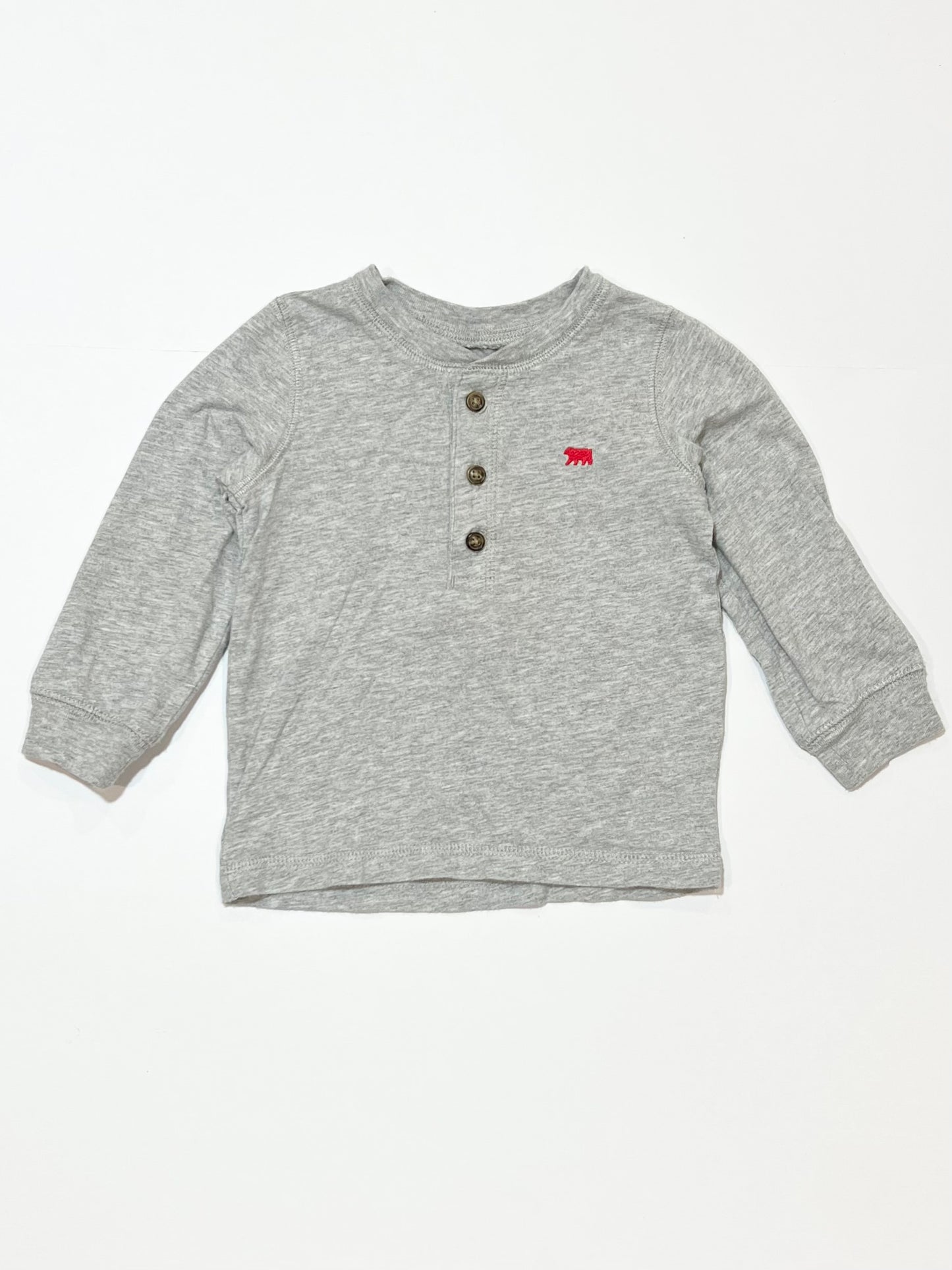 Grey henley top - Size 1