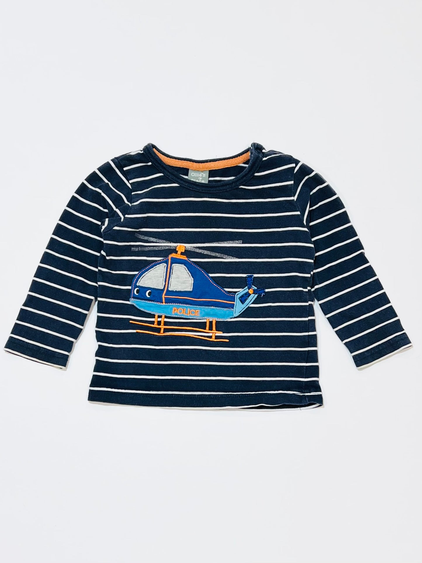 Striped helicopter top - Size 1