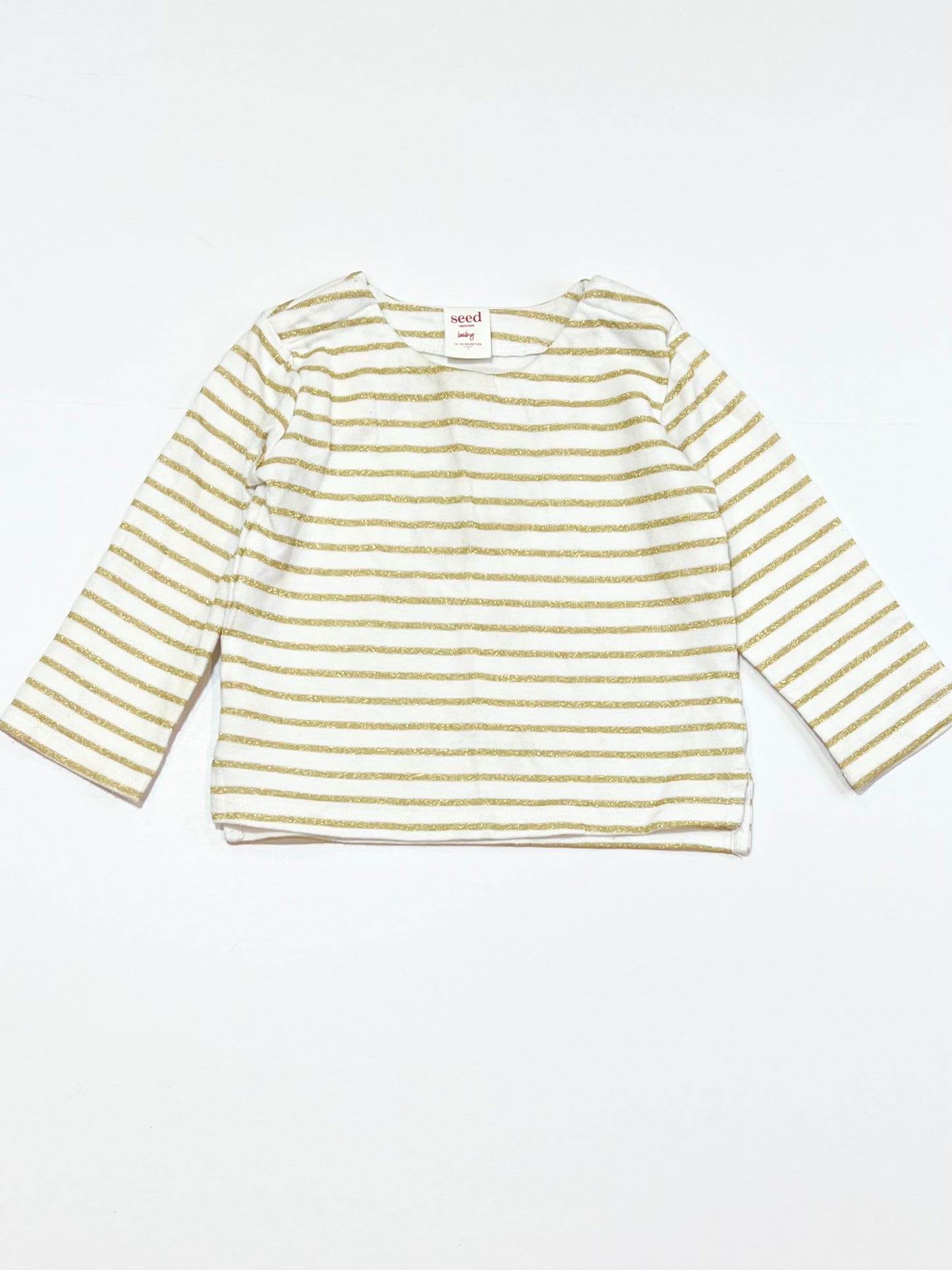 Gold striped top - Size 1