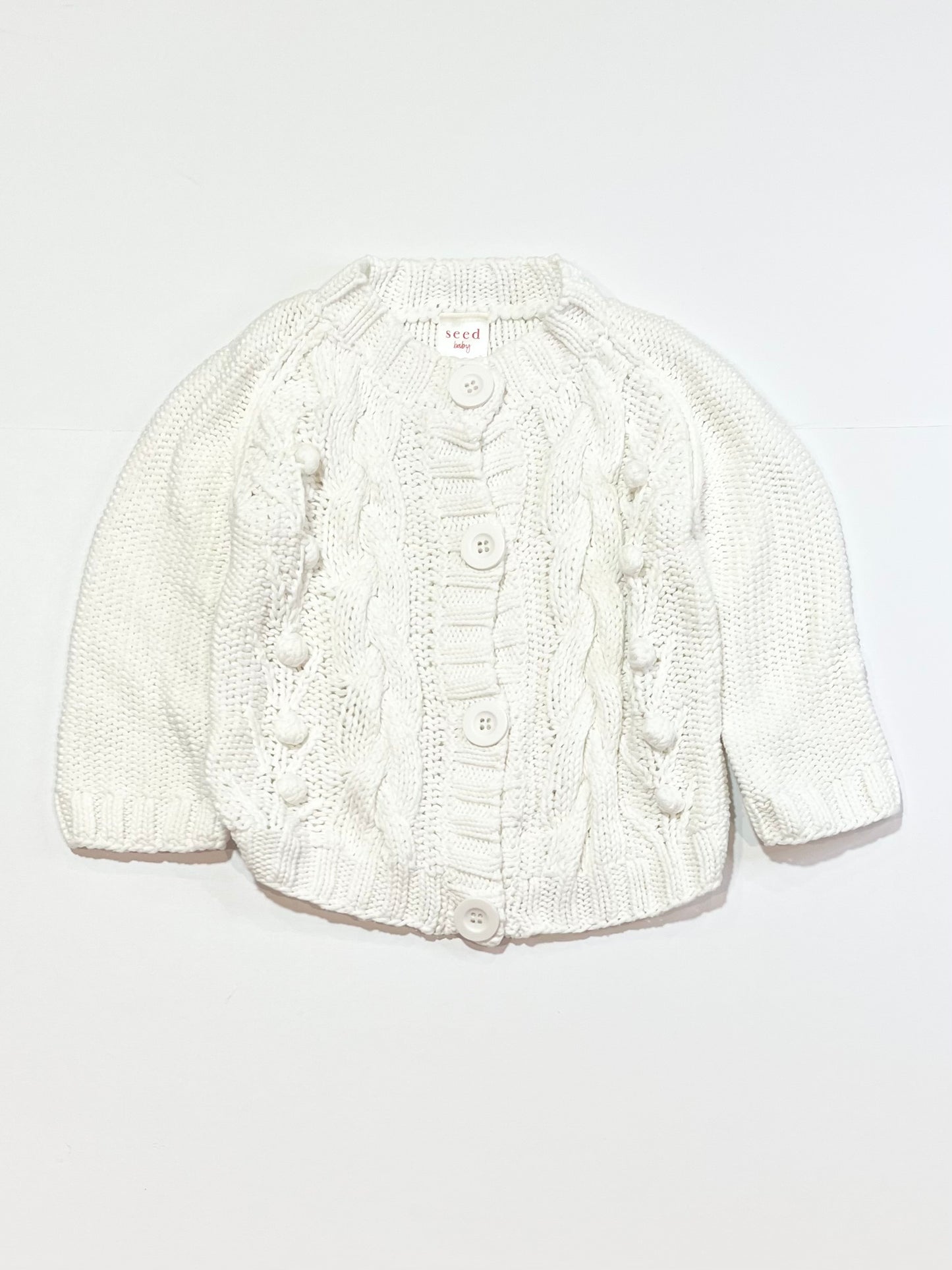 White cable knit jacket - Size 1