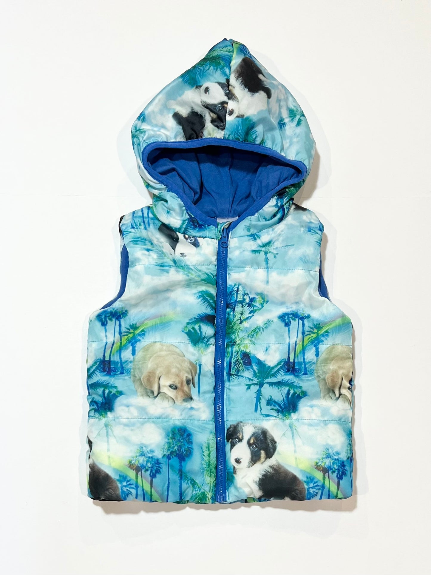 Hooded puffer vest - Size 1