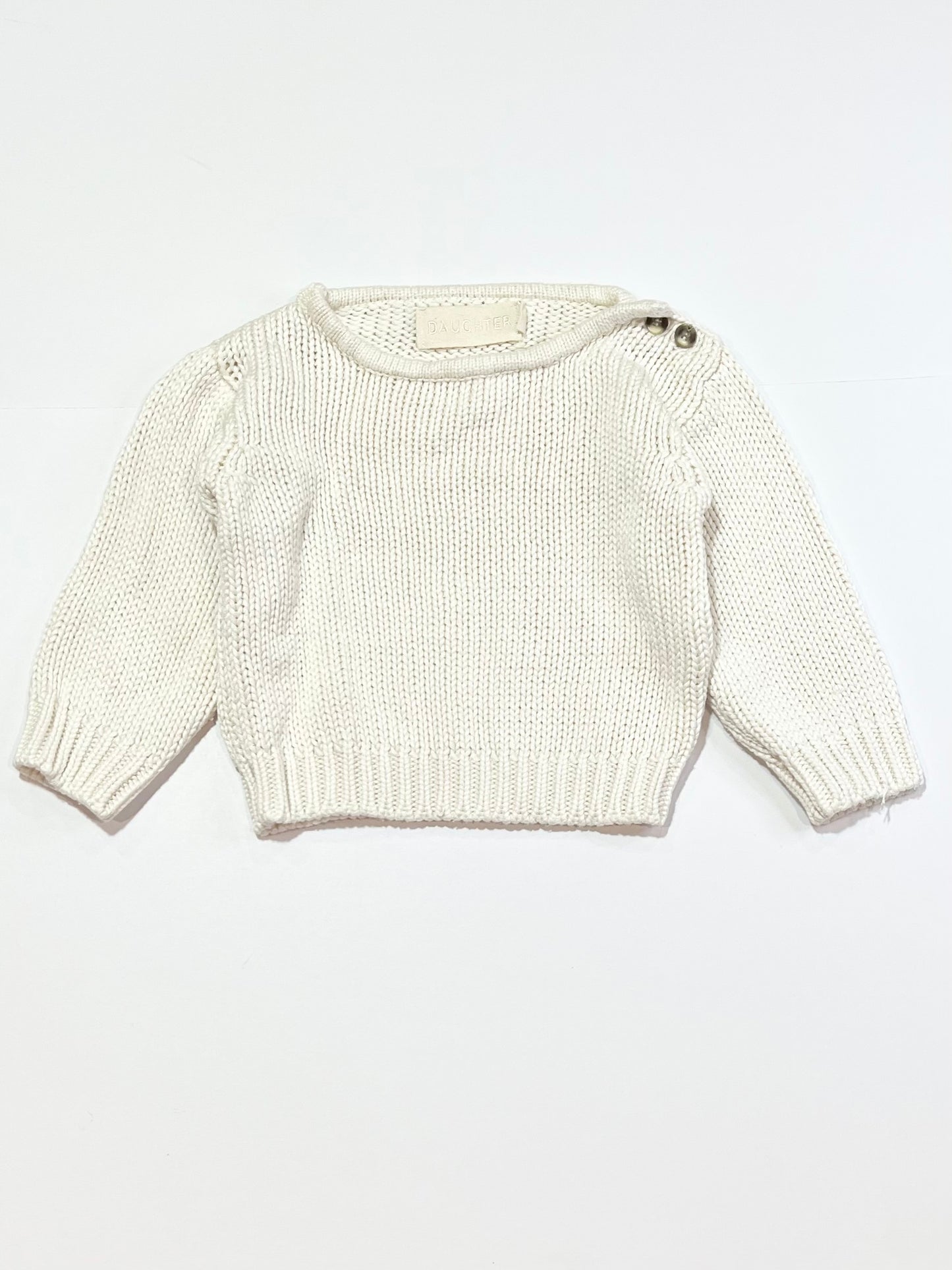 White knit jumper - Size 1