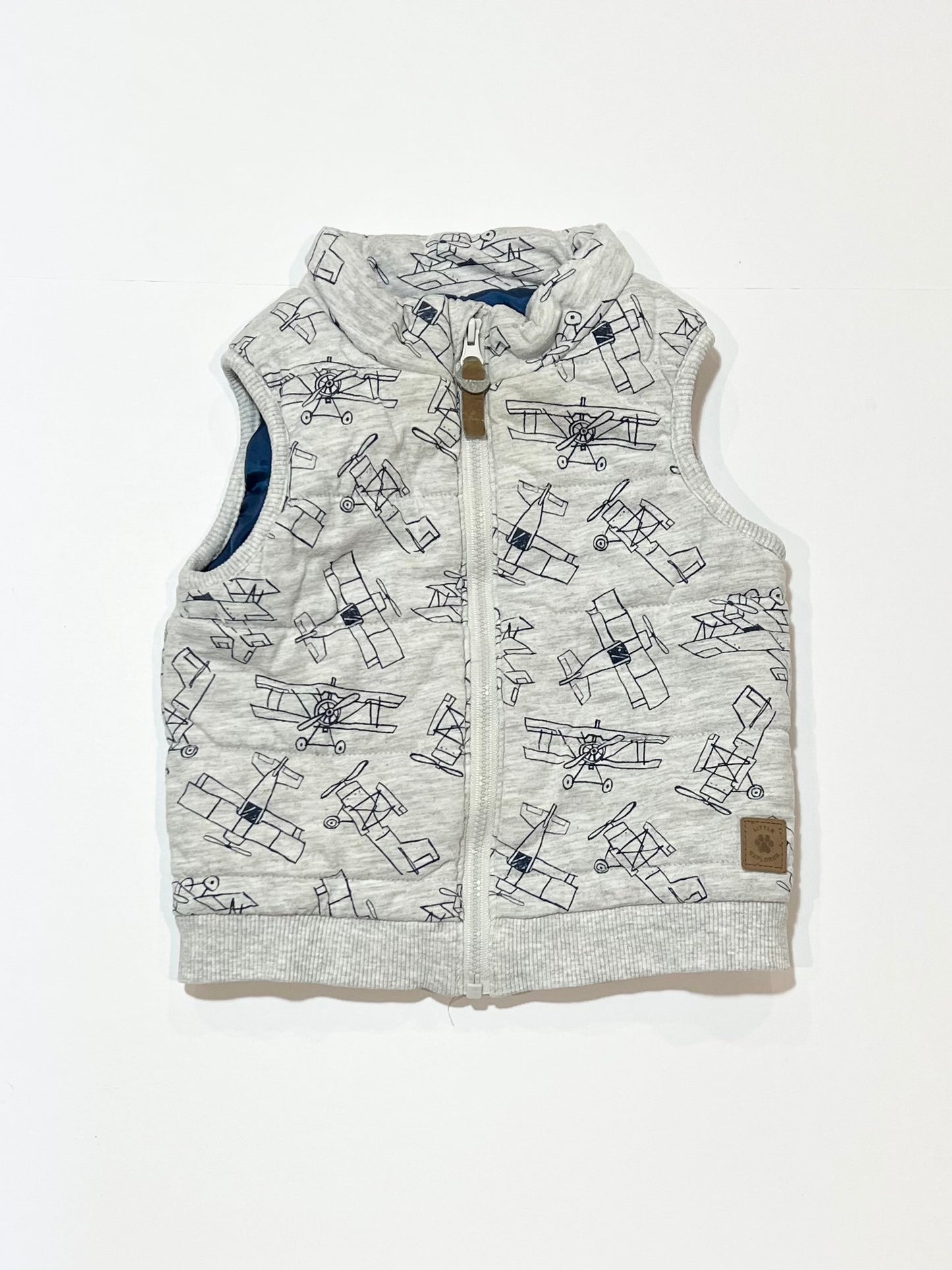 Grey puffer vest - Size 1
