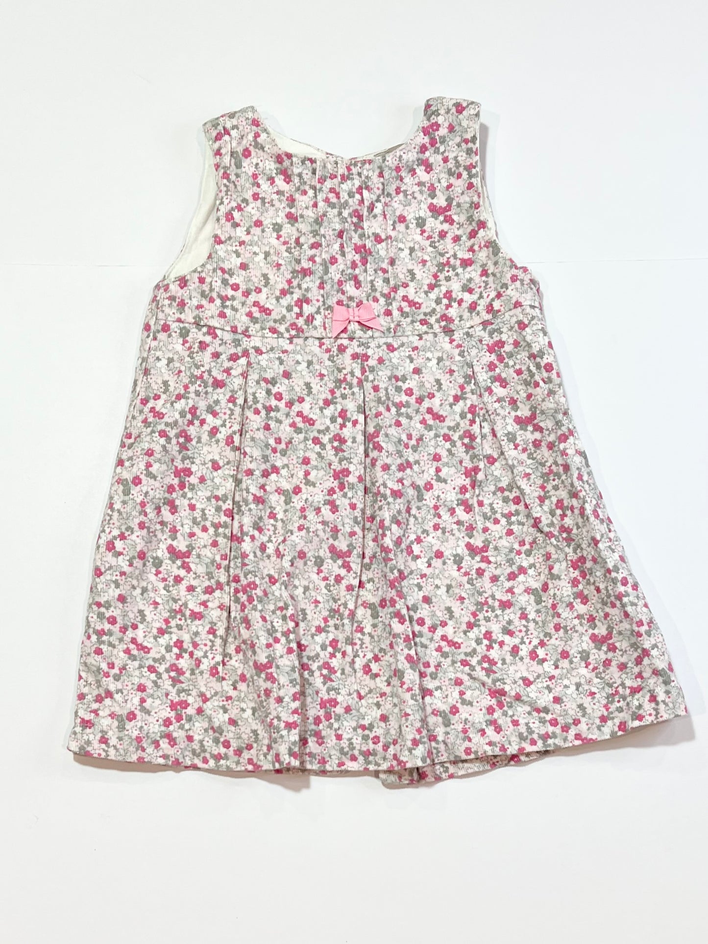 Floral corduroy dress - Size 1