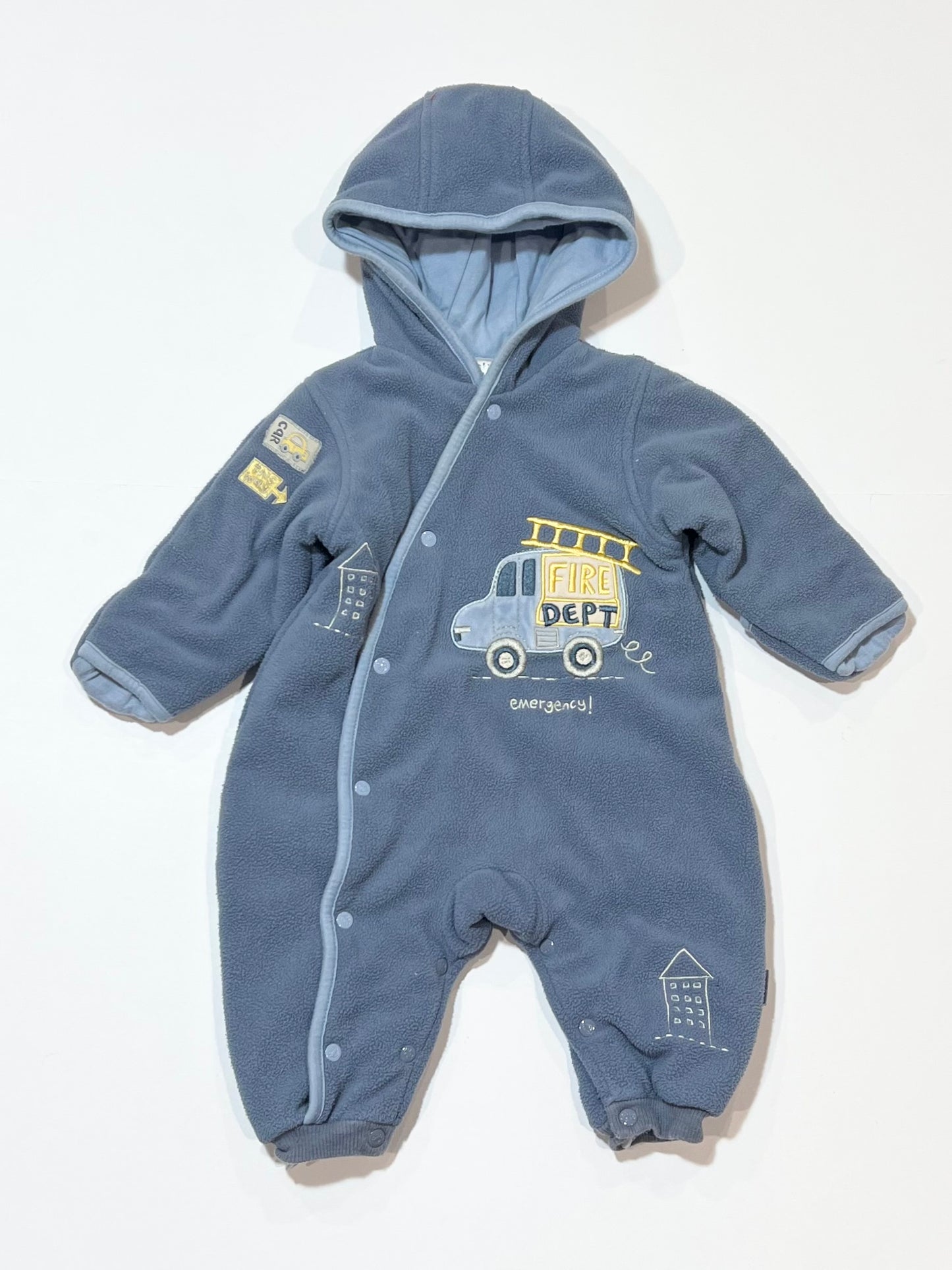 Grey fleece coverall - Size 000