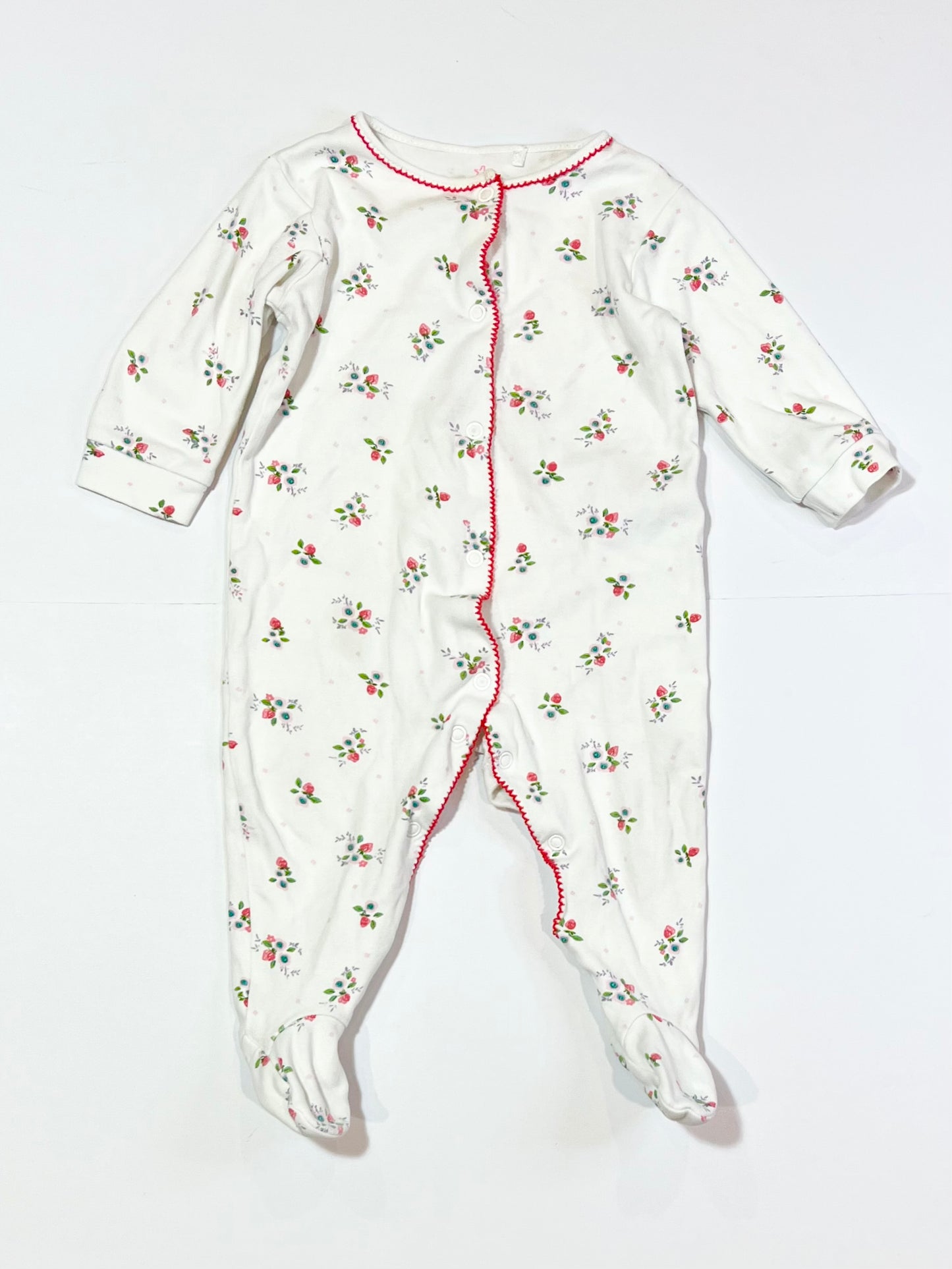Strawberries onesie - Size 6-9 months
