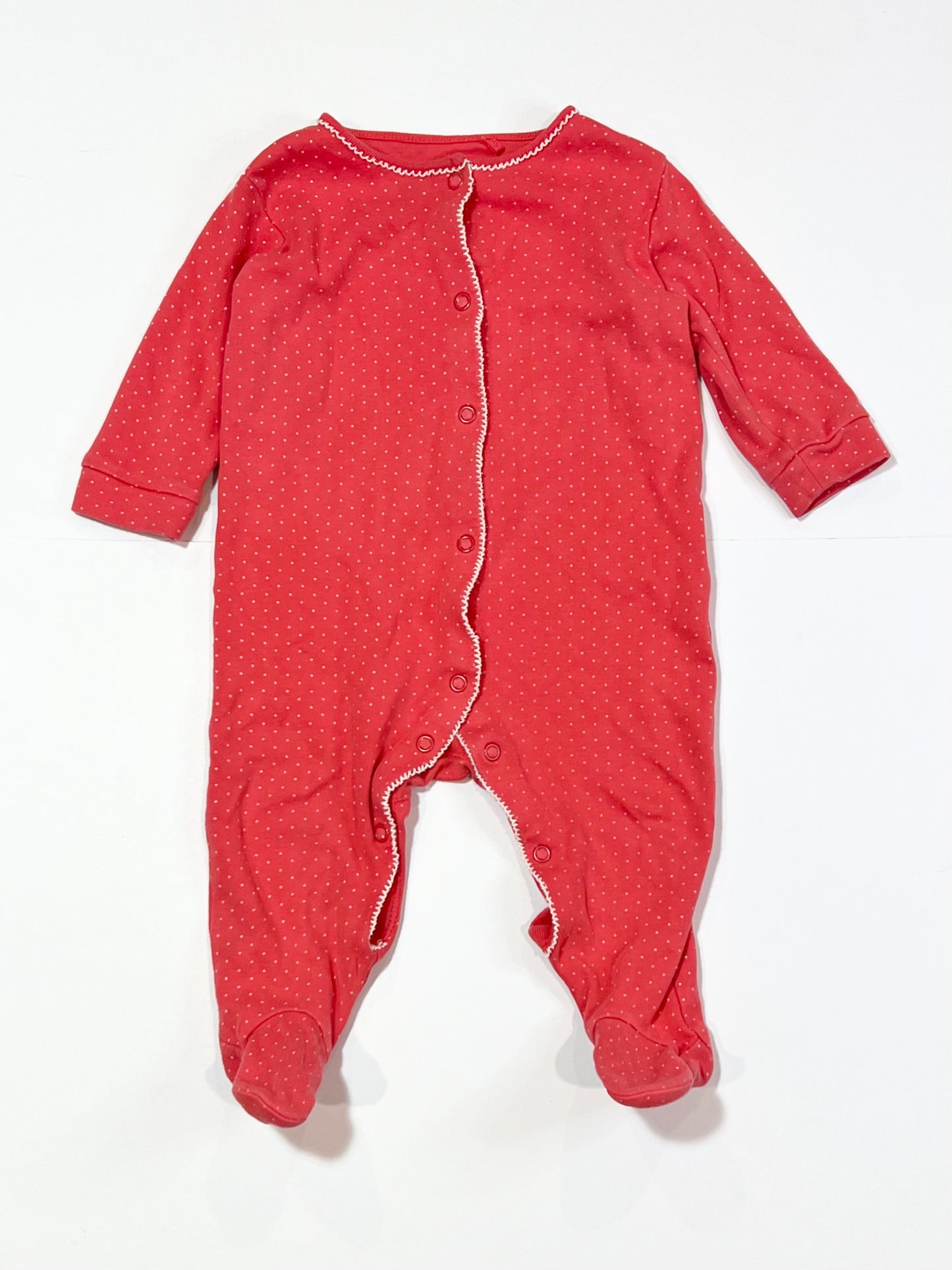 Red spot onesie - Size 6-9 months