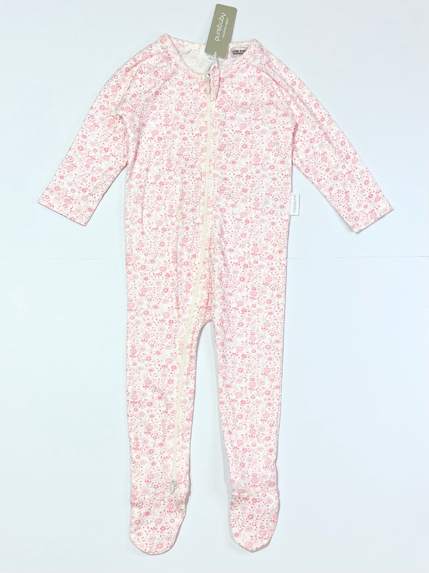 Floral zip onesie brand new - Size 0