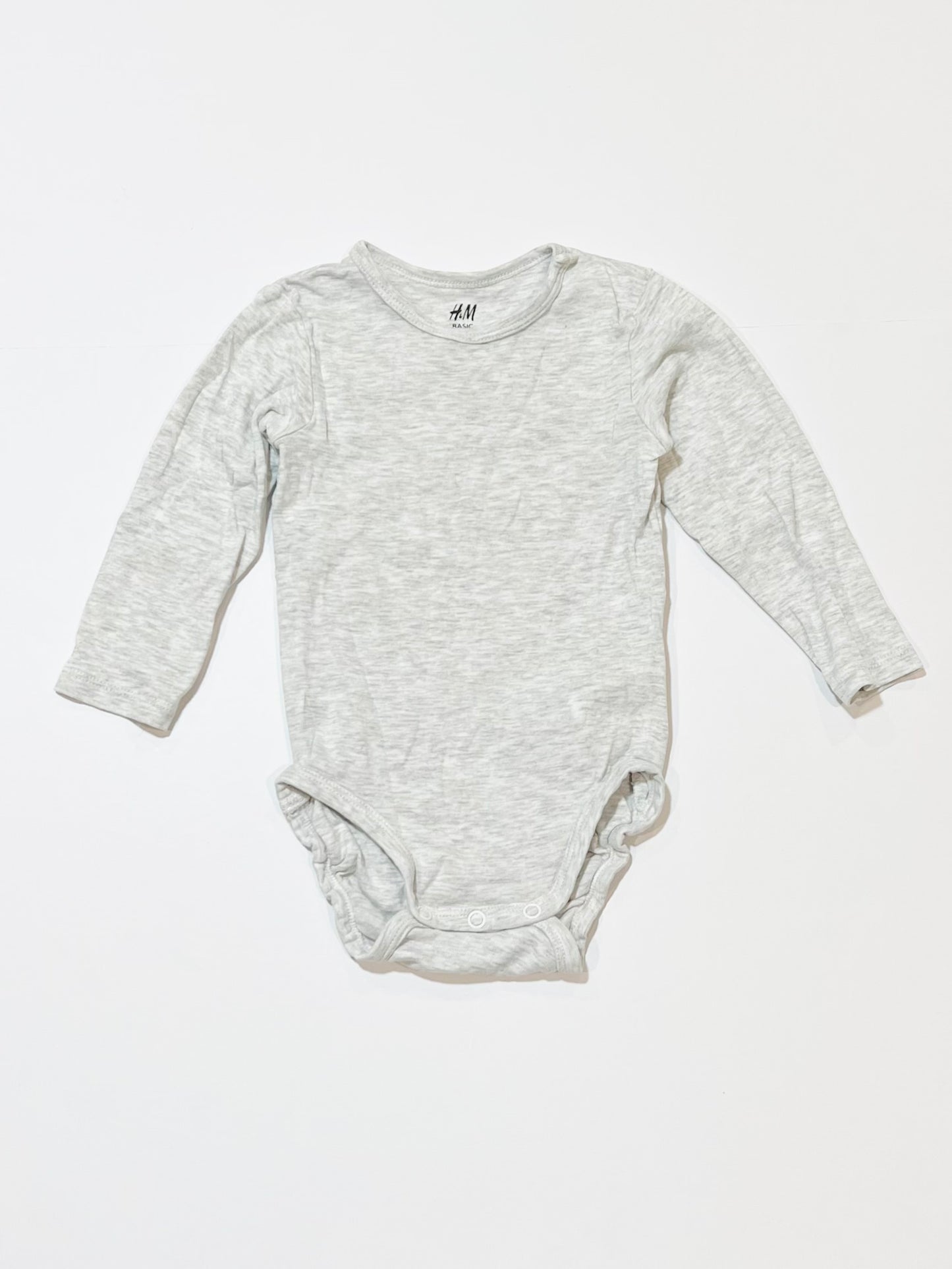 Grey bodysuit - Size 9-12 months