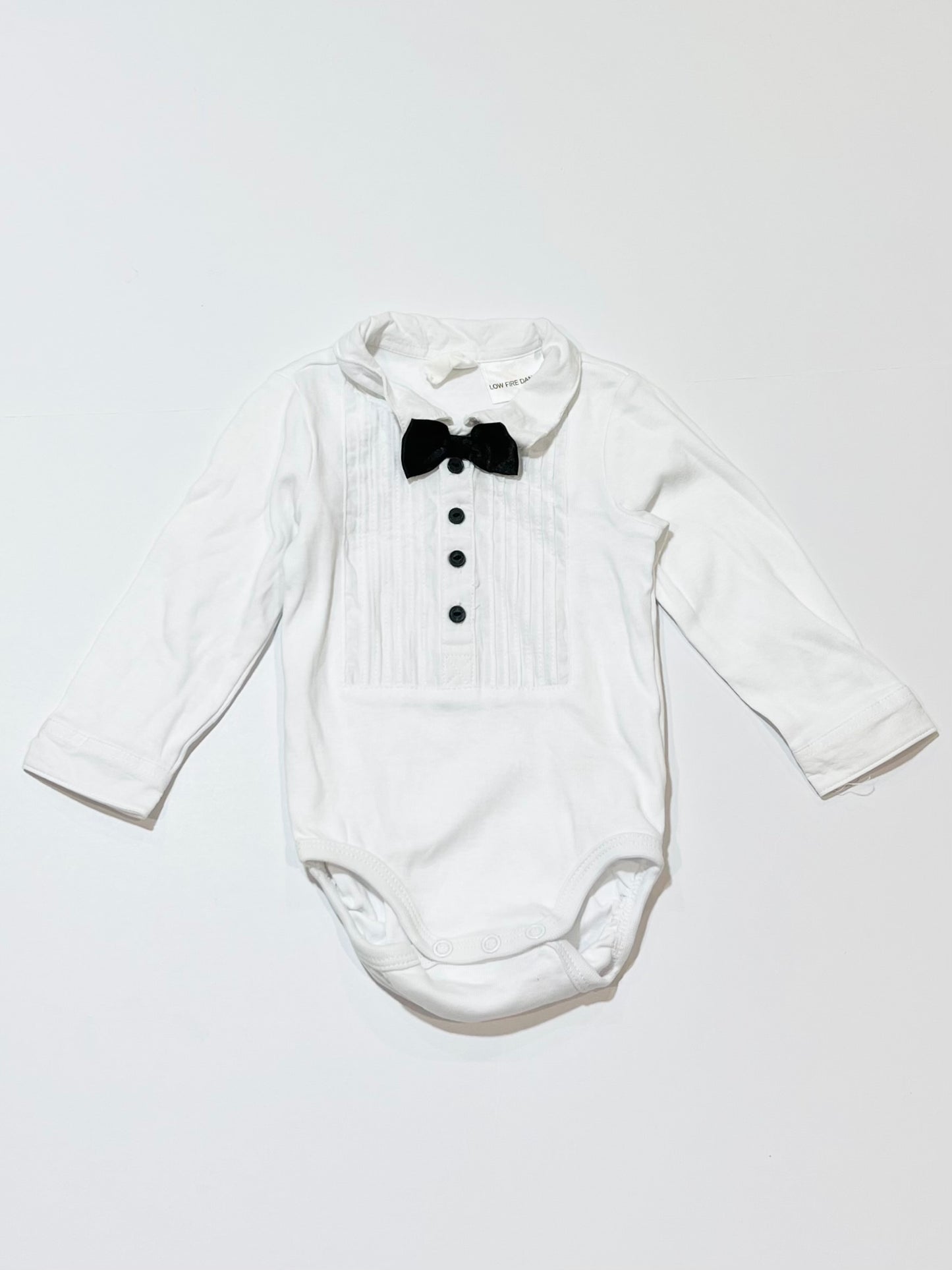Tux bodysuit - Size 6-9 months
