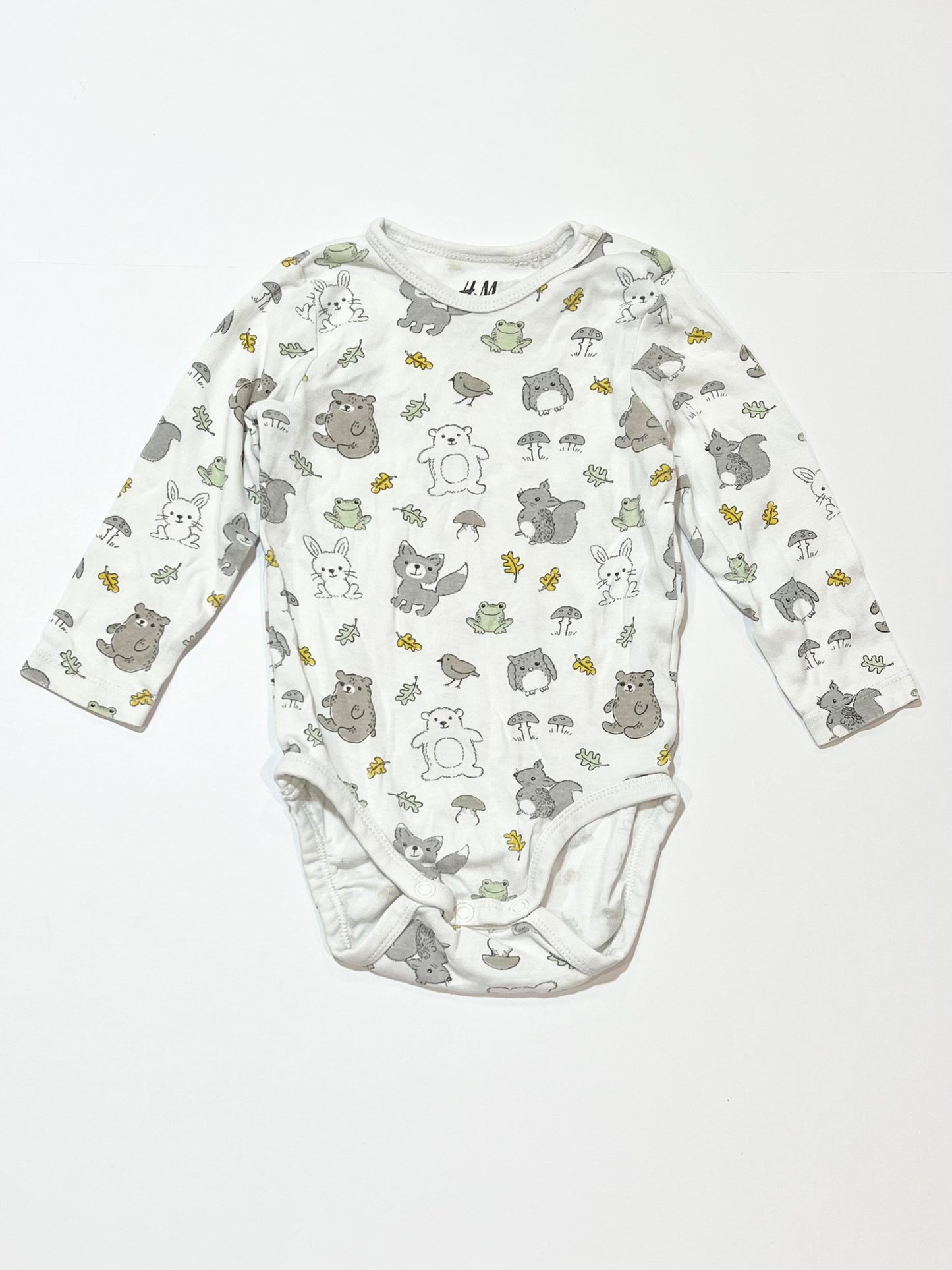 Woodlands animal bodysuit - Size 6-9 months