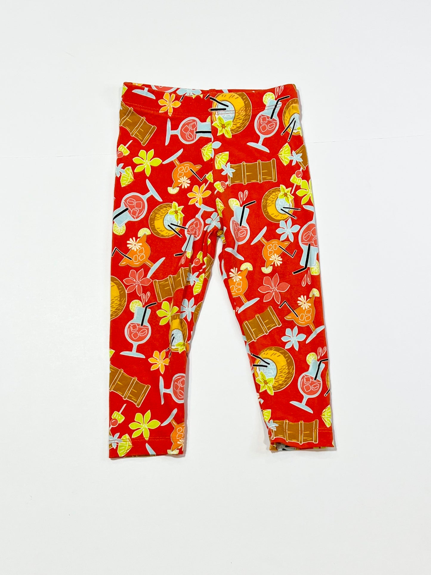 Hawaiian leggings - Size 9-12 months