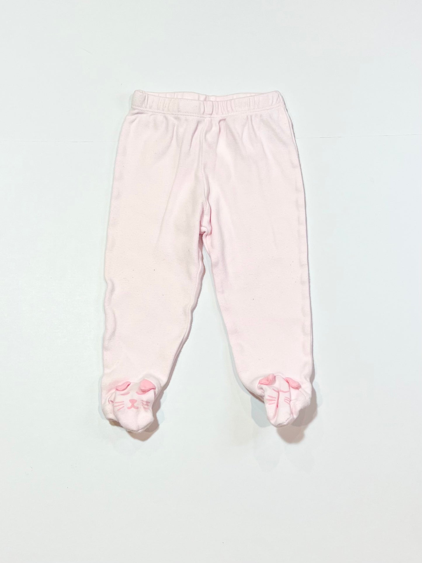 Pink footed pants - Size 6-9 months