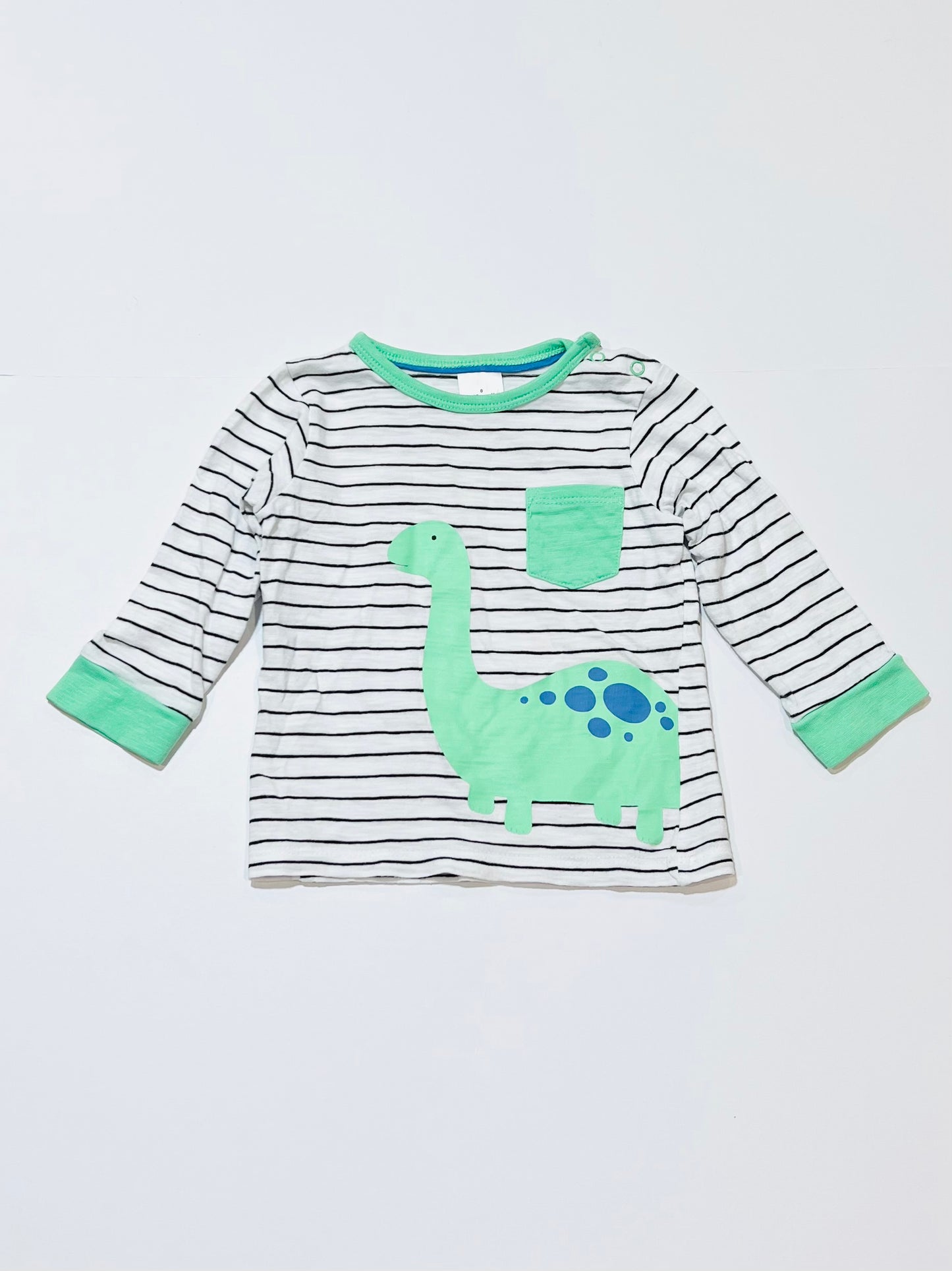 Striped dino top - Size 0