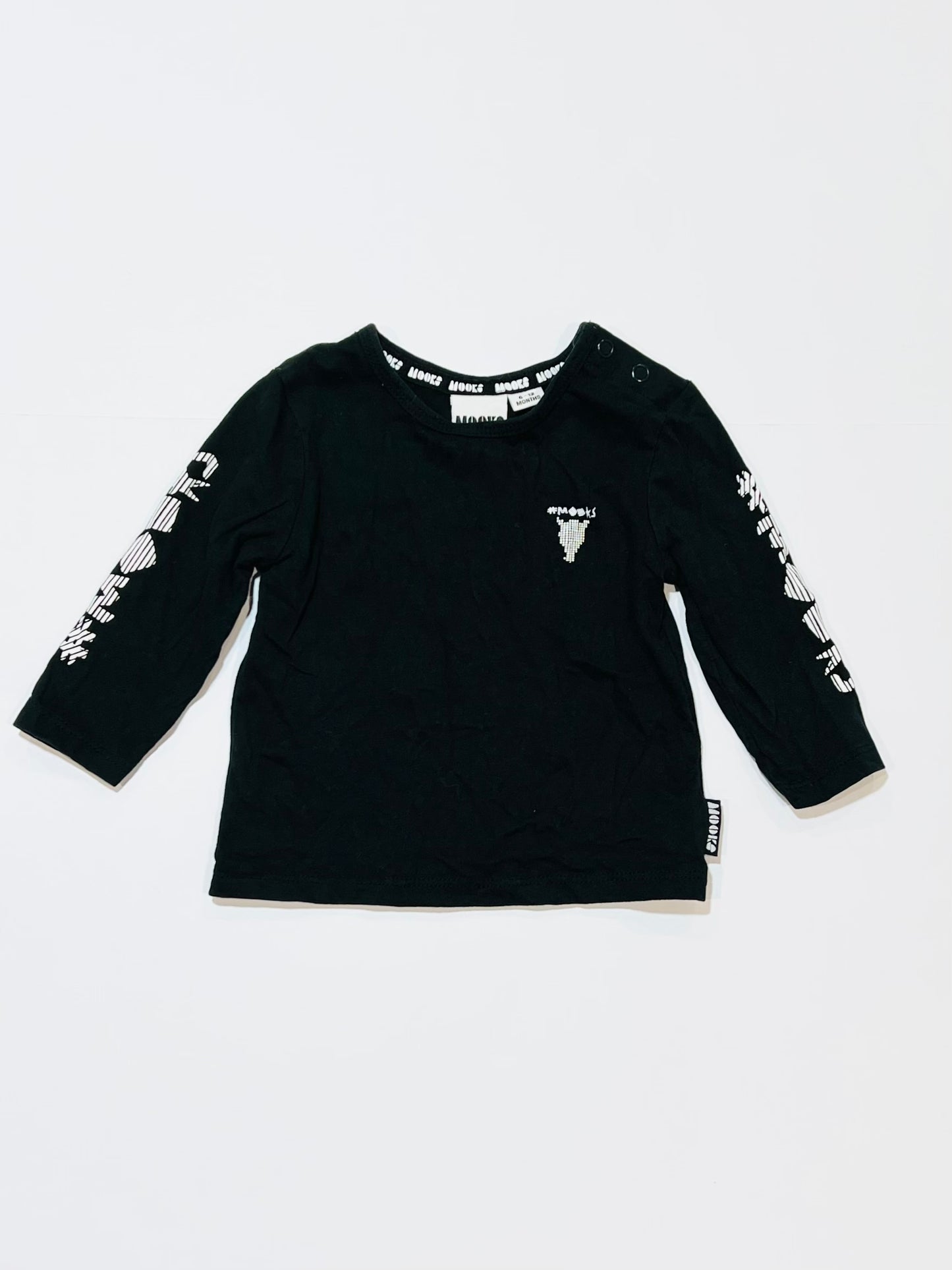 Black logo top - Size 0