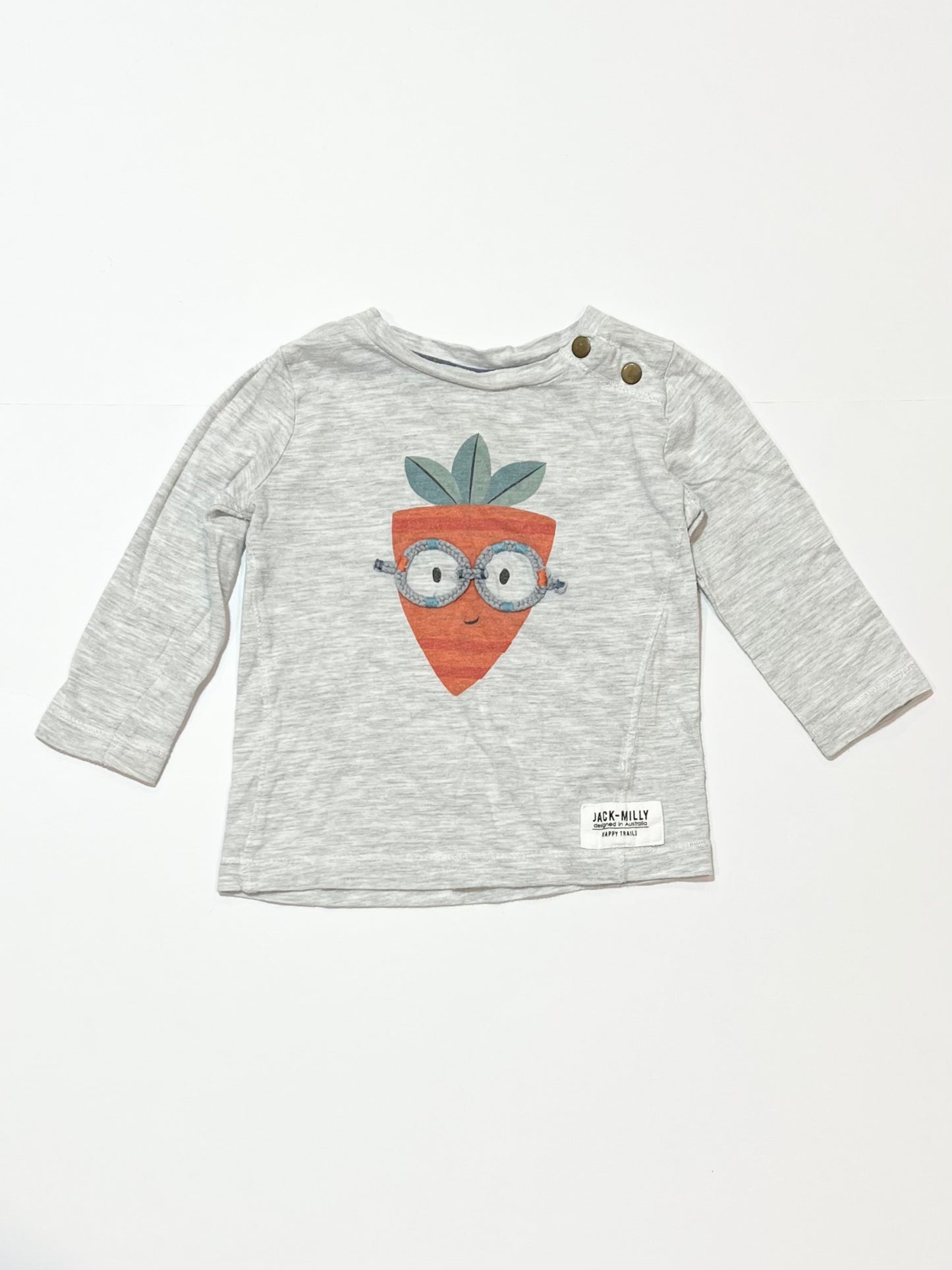 Grey carrot top - Size 0
