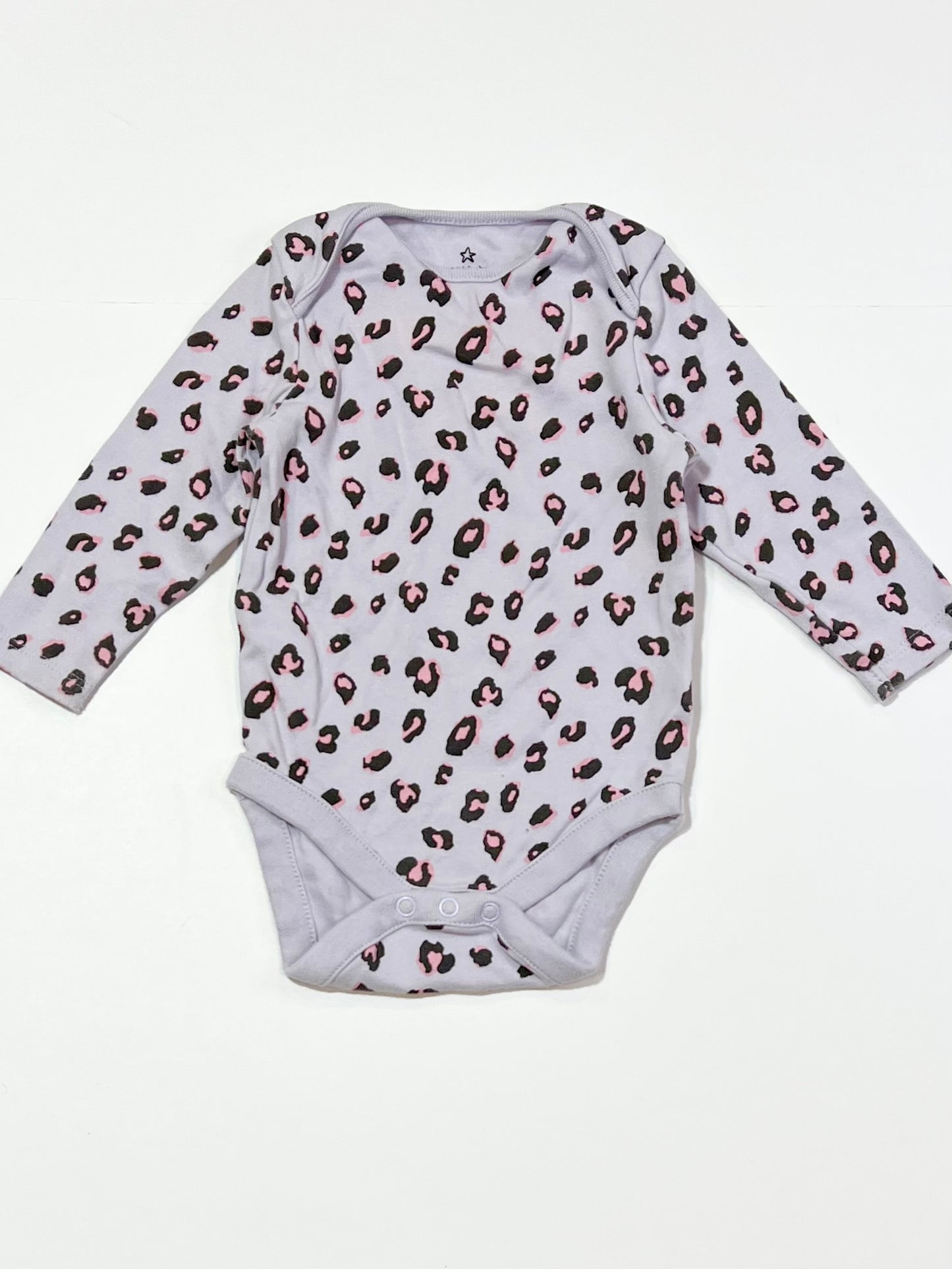 Animal print bodysuit - Size 6-9 months