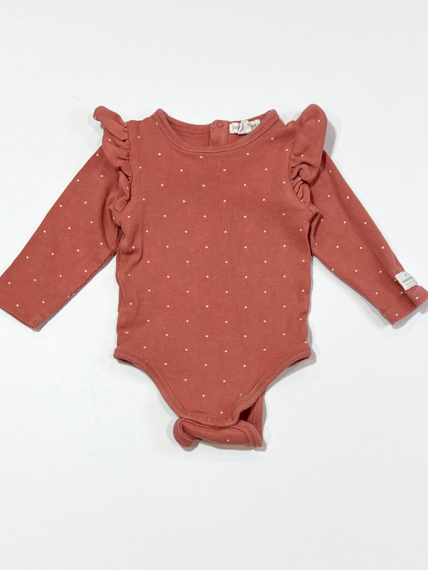 Ribbed spot bodysuit - Size 0